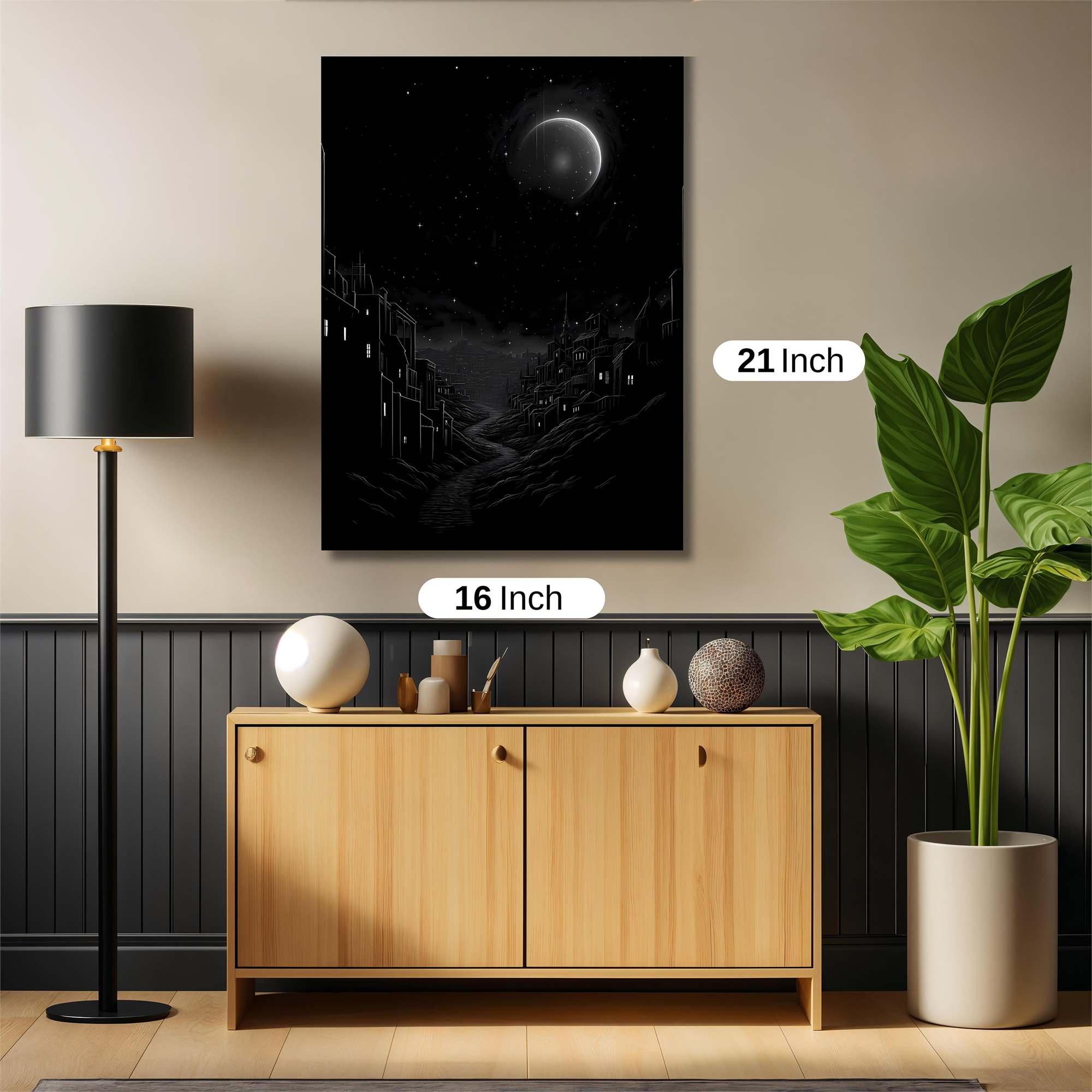 Moonlit Mystery Safe Wall Magnetic / M