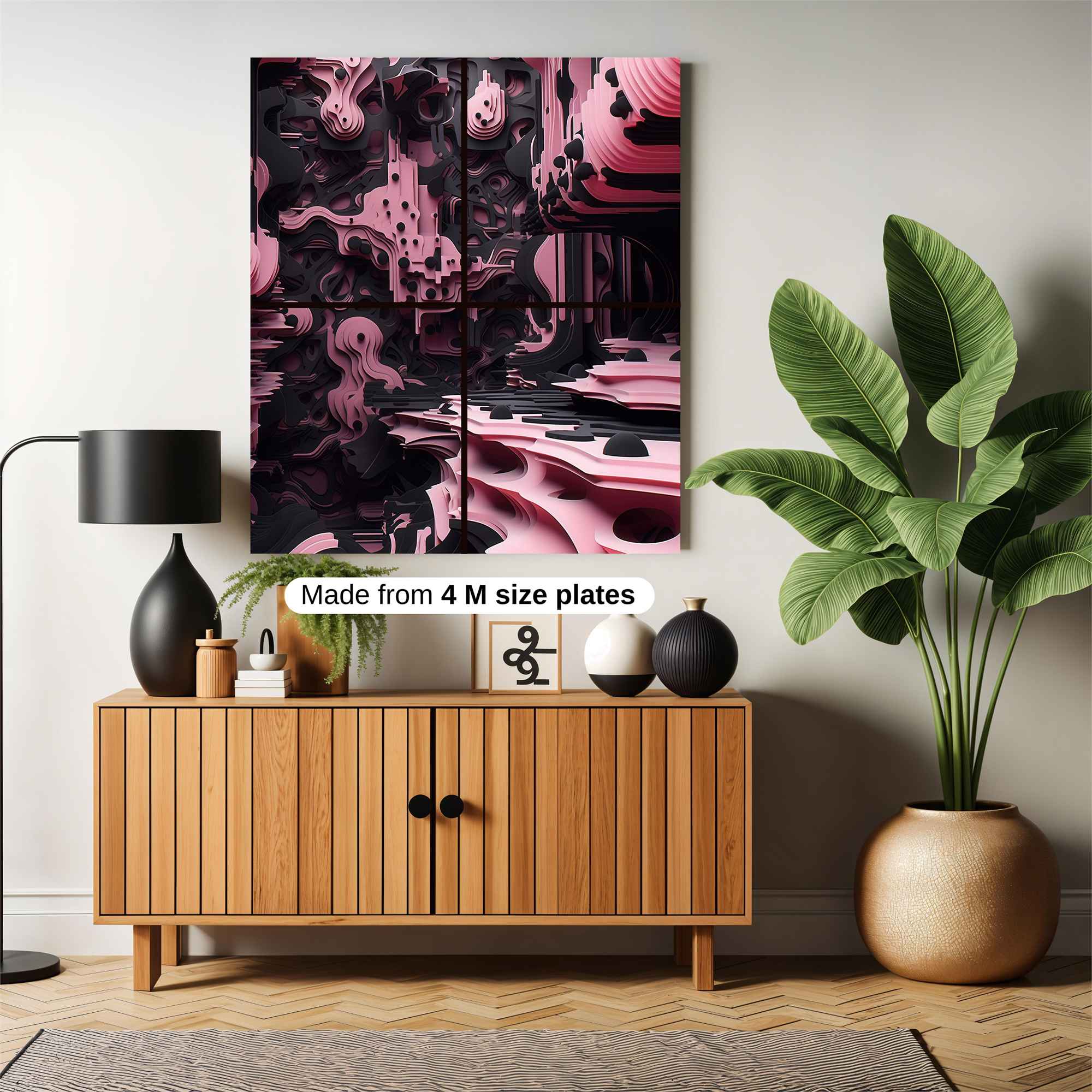 Neon Labyrinth Safe Wall Magnetic / M