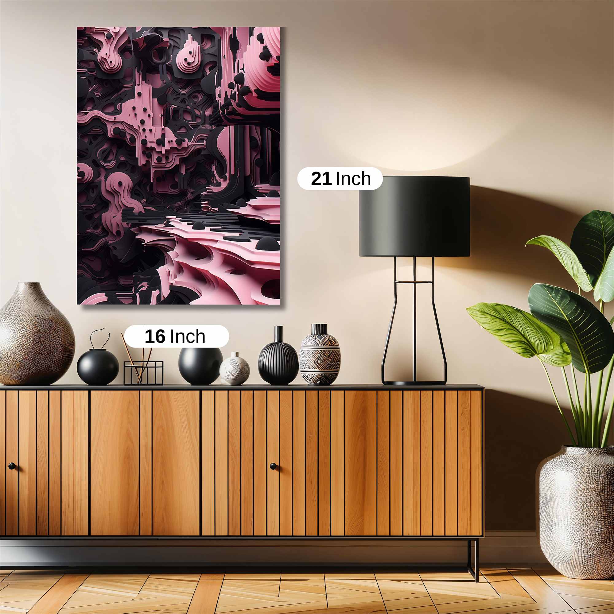 Neon Labyrinth Safe Wall Magnetic / M