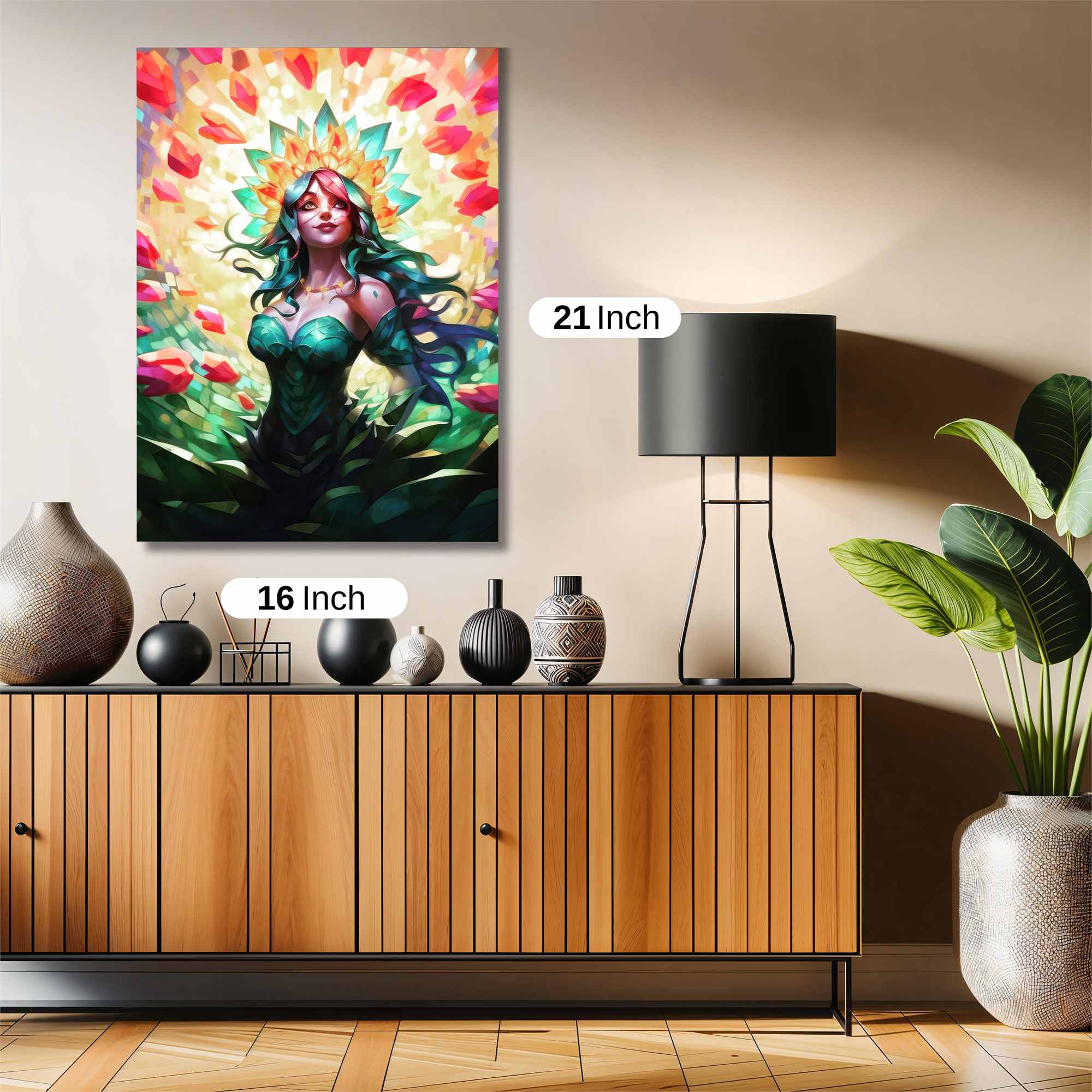 Floral Radiance Safe Wall Magnetic / M