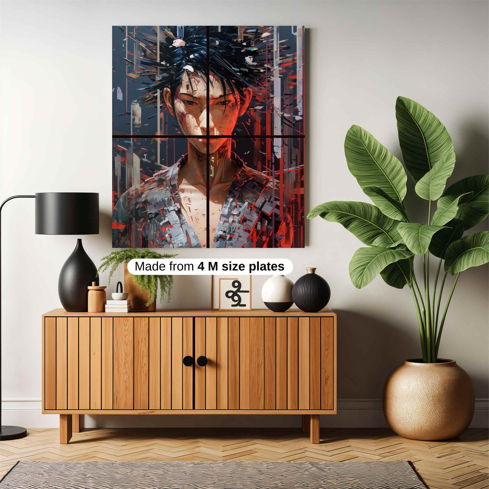 Cyberpunk Melancholy Safe Wall Magnetic / M