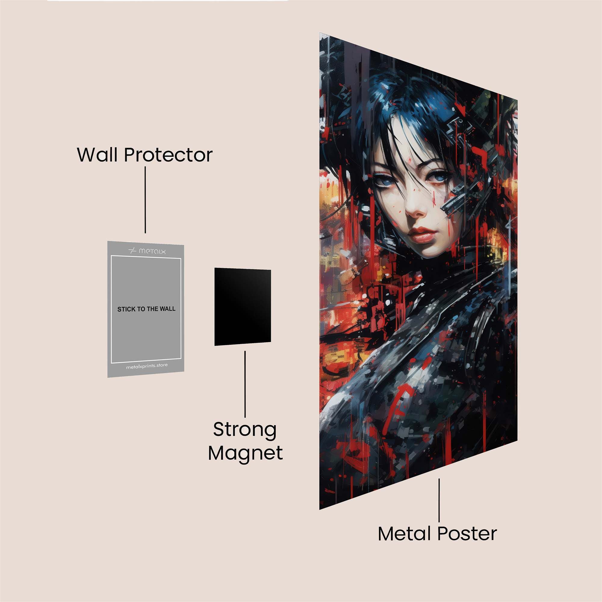 Cyberpunk Serenity Safe Wall Magnetic / M