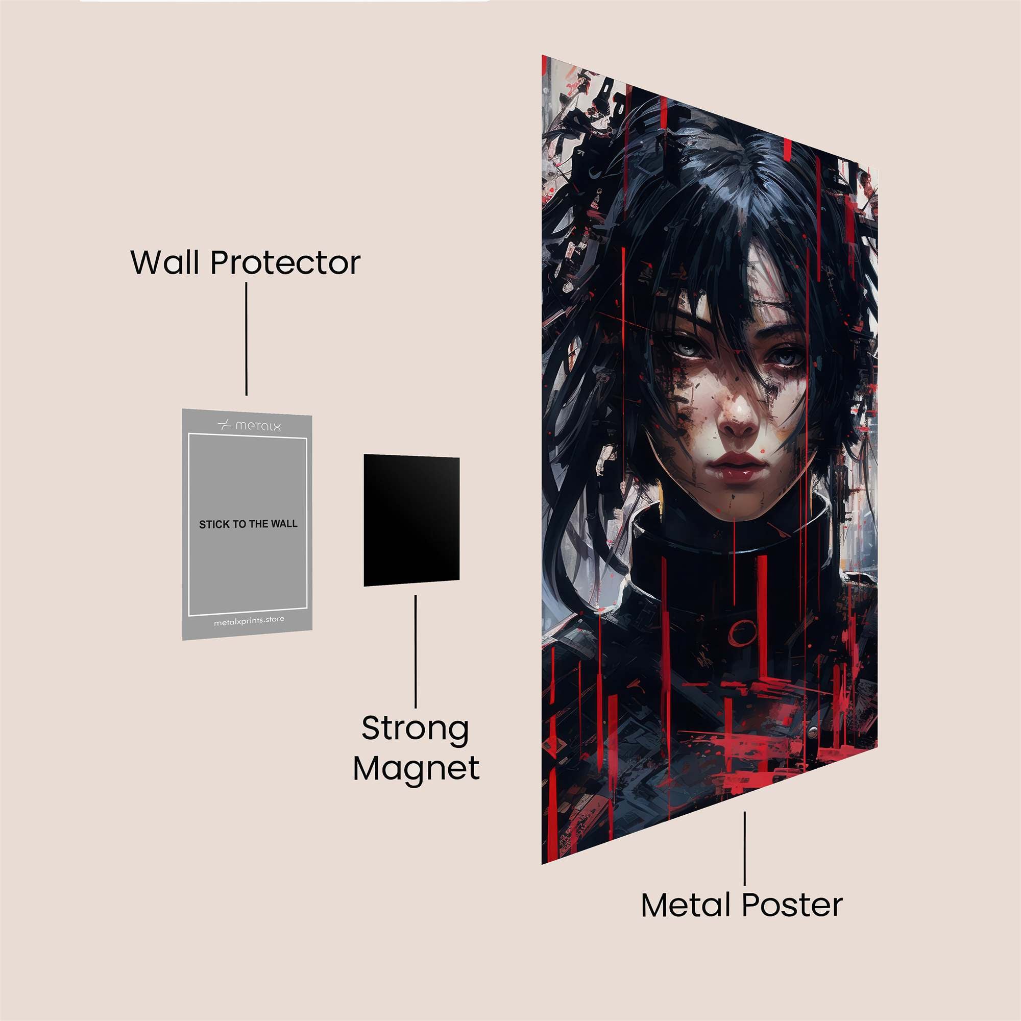 Cyberpunk Intensity Safe Wall Magnetic / M