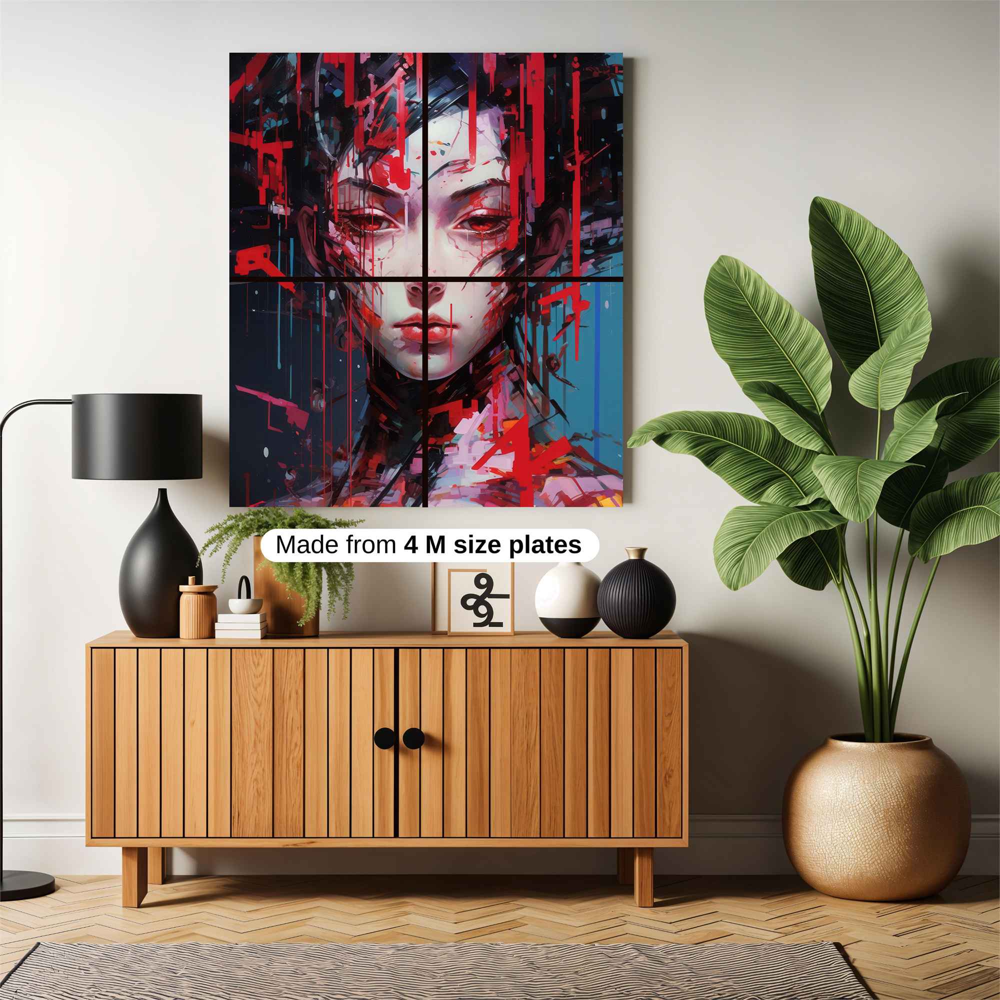 Geisha Rage Safe Wall Magnetic / M