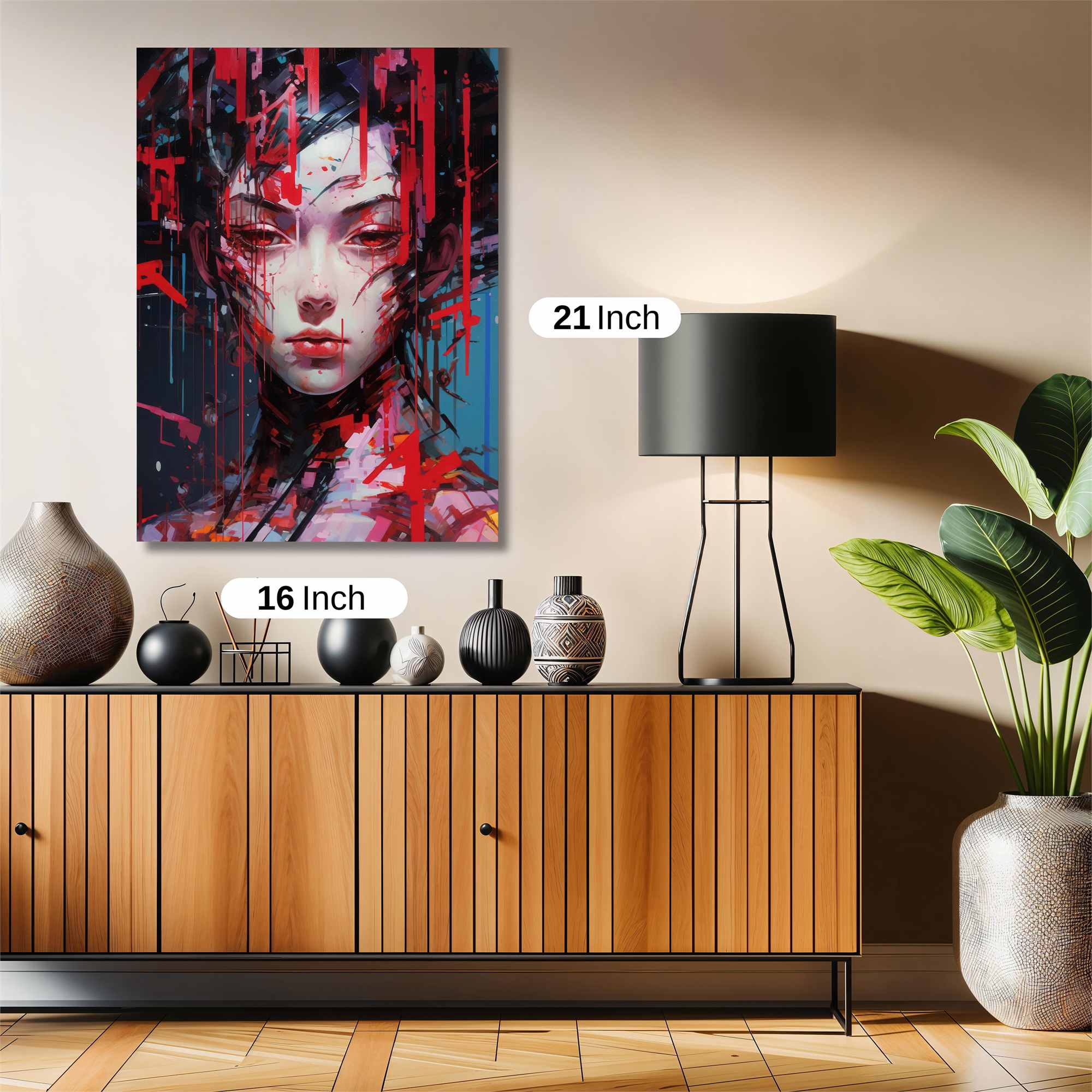 Geisha Rage Safe Wall Magnetic / M