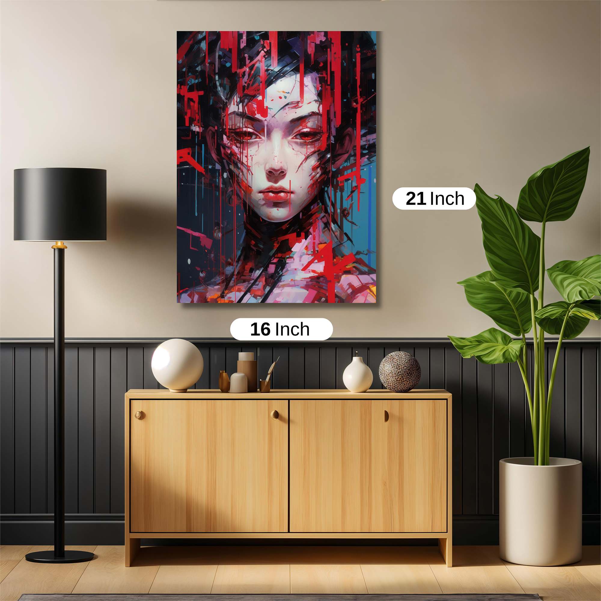 Geisha Rage Safe Wall Magnetic / M