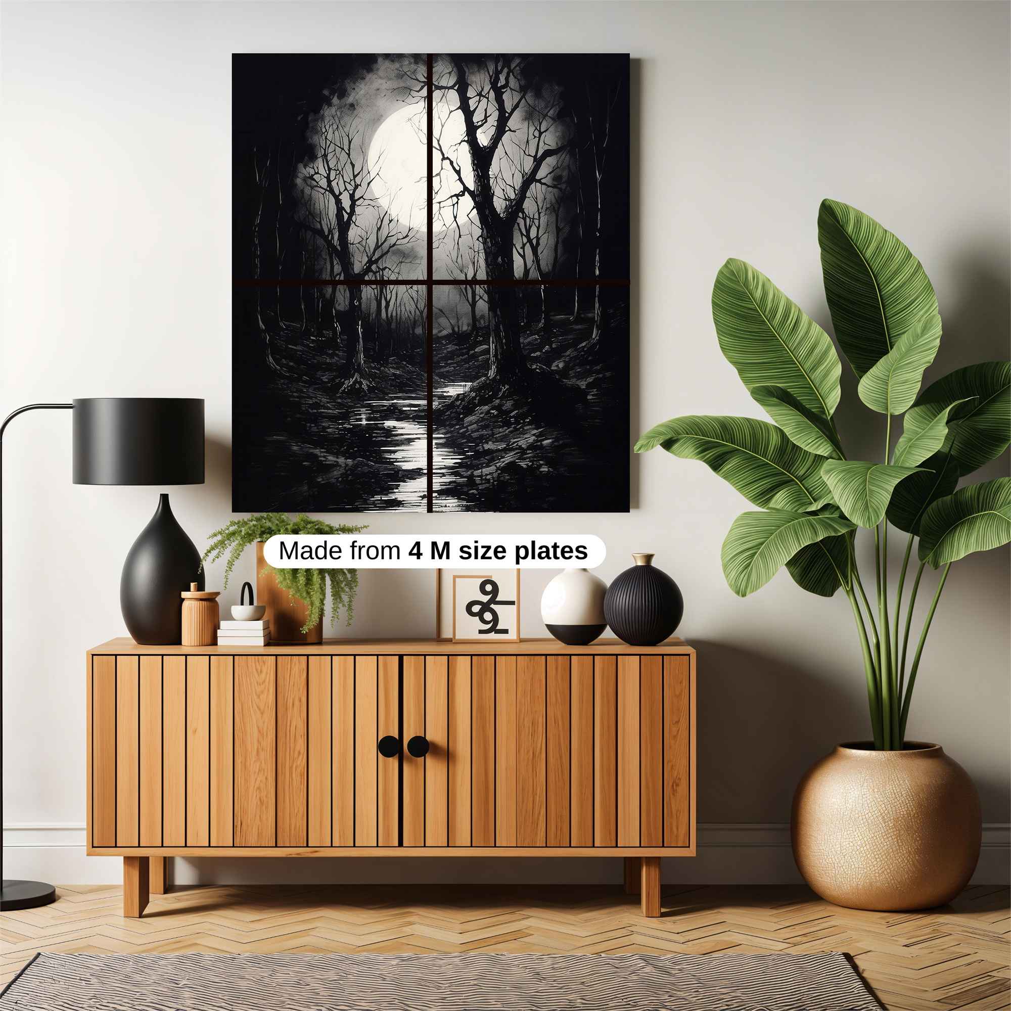 Moonlit Despair Safe Wall Magnetic / M