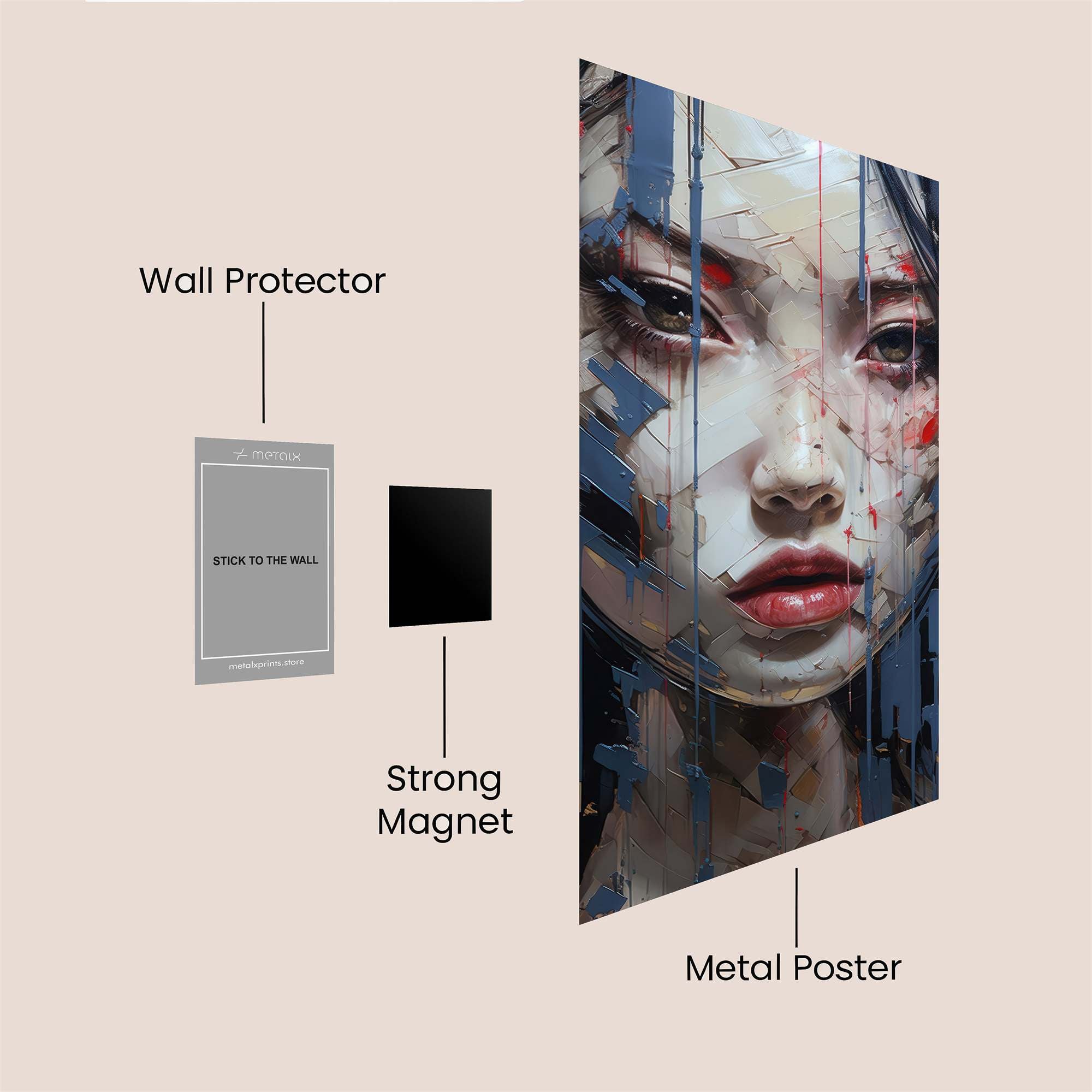 Mystic Gaze Safe Wall Magnetic / M