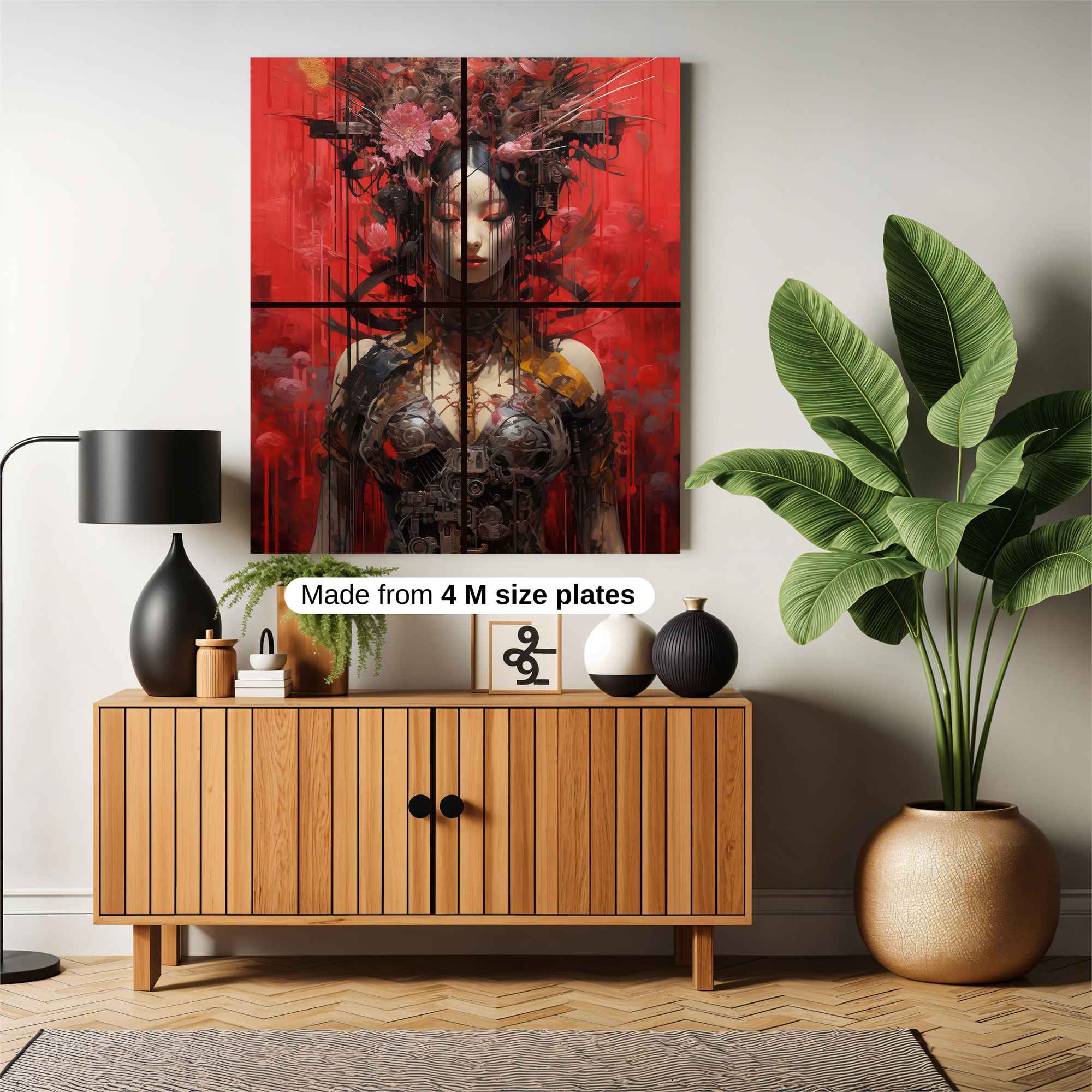 Cyber Blossom Safe Wall Magnetic / M