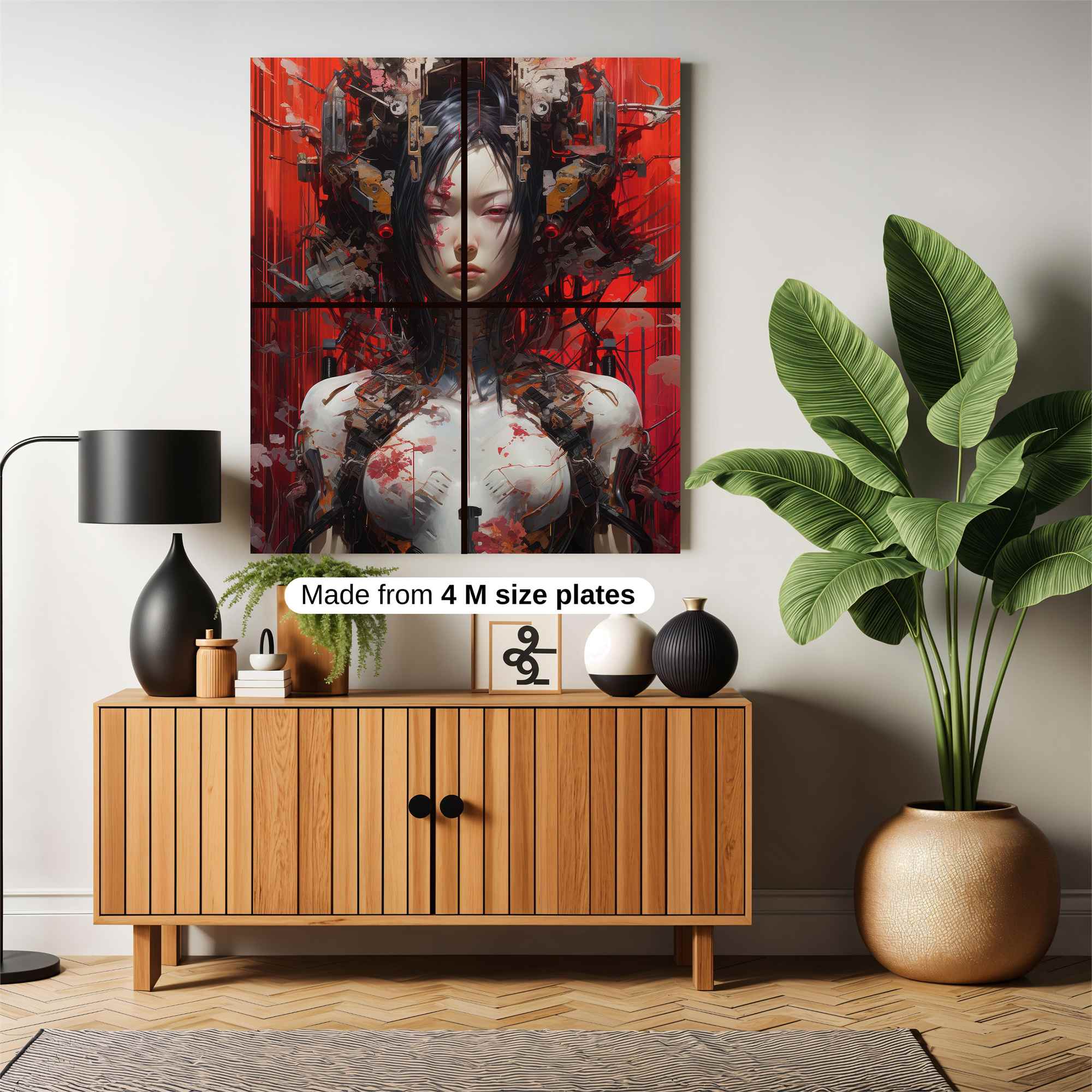 Cyber Blossom Safe Wall Magnetic / M