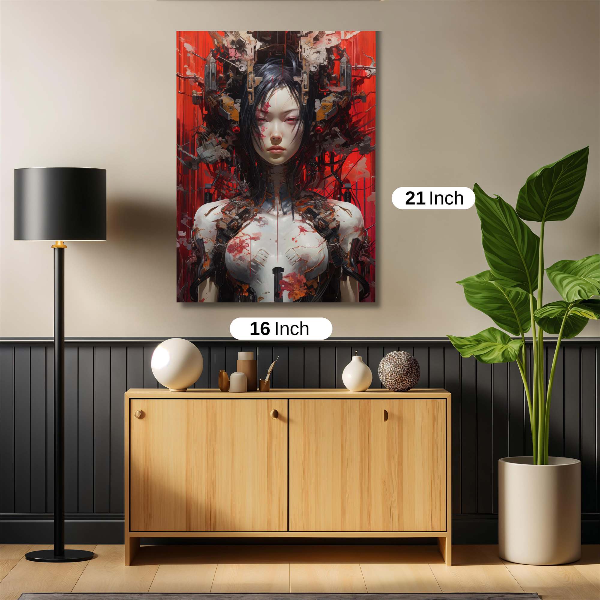 Cyber Blossom Safe Wall Magnetic / M