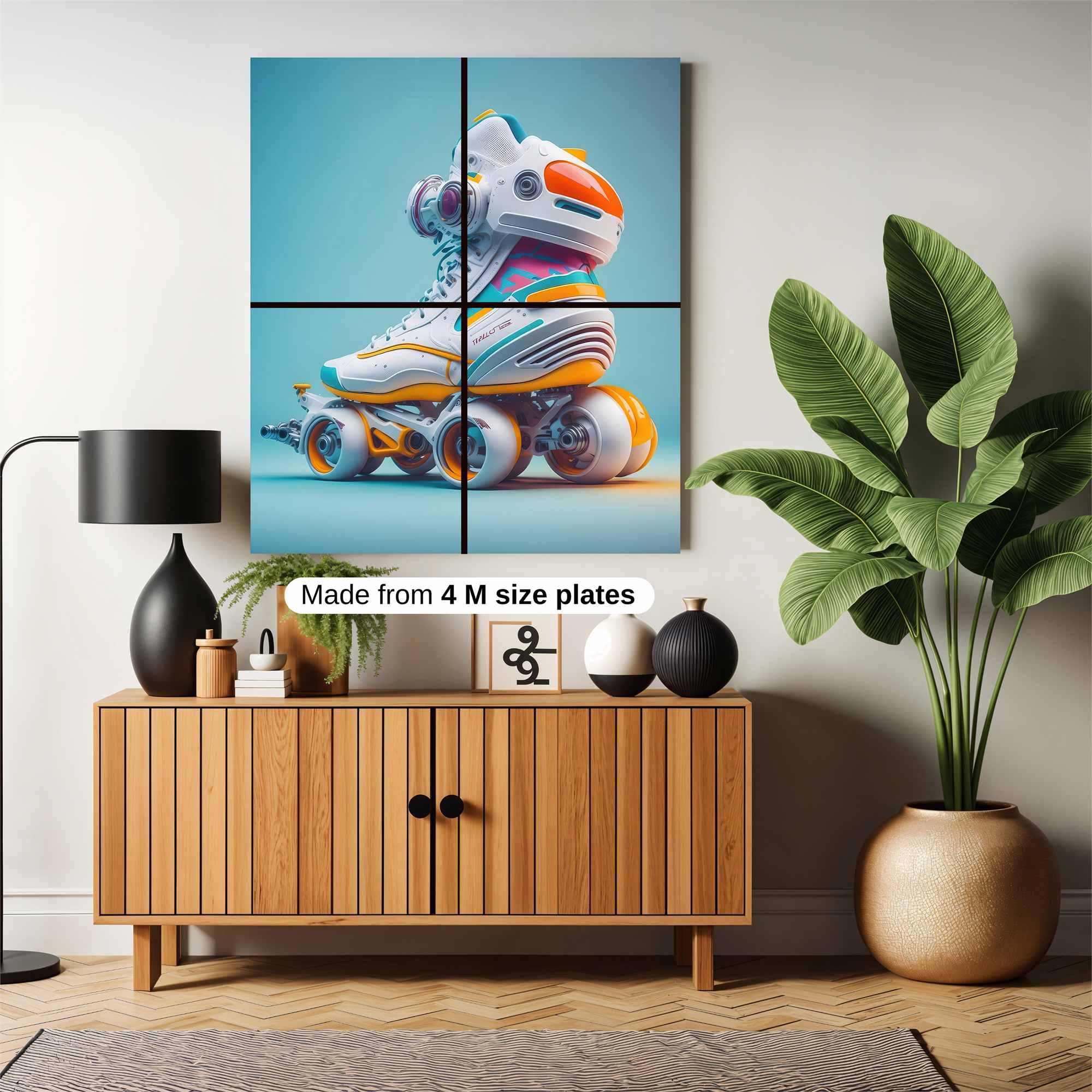 Futuristic Fun Safe Wall Magnetic / M