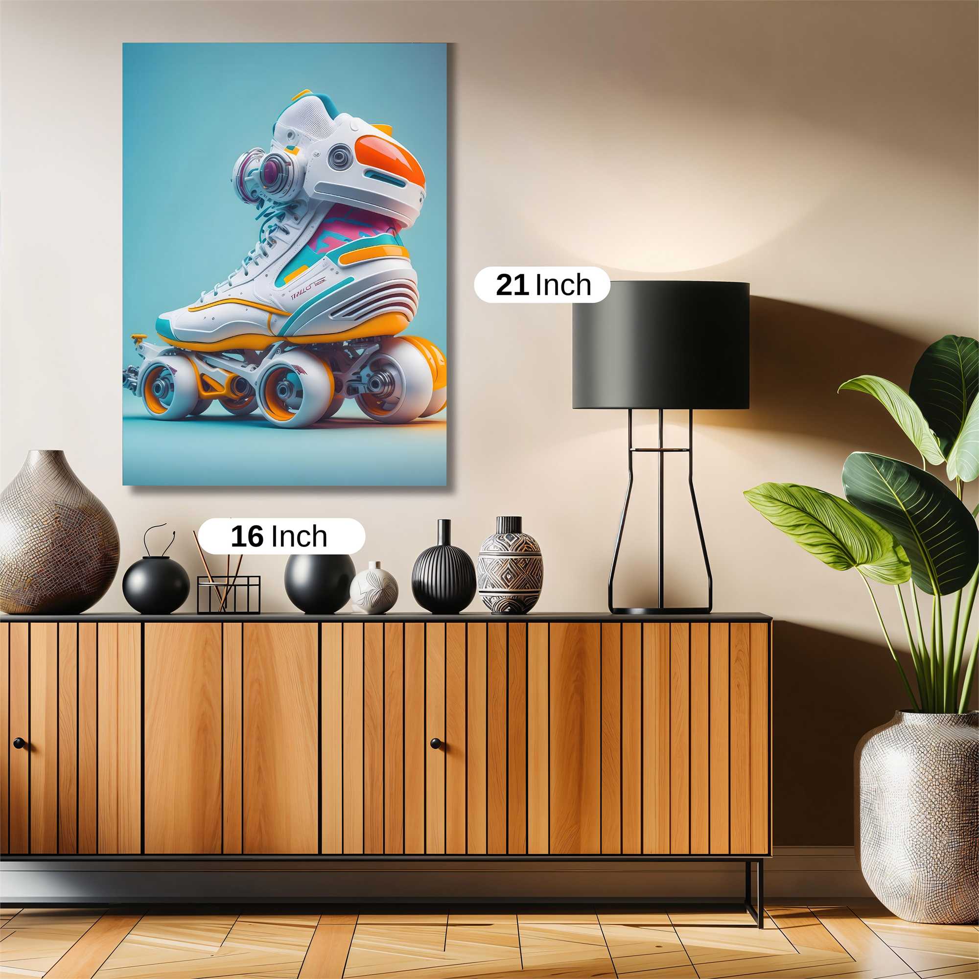 Futuristic Fun Safe Wall Magnetic / M