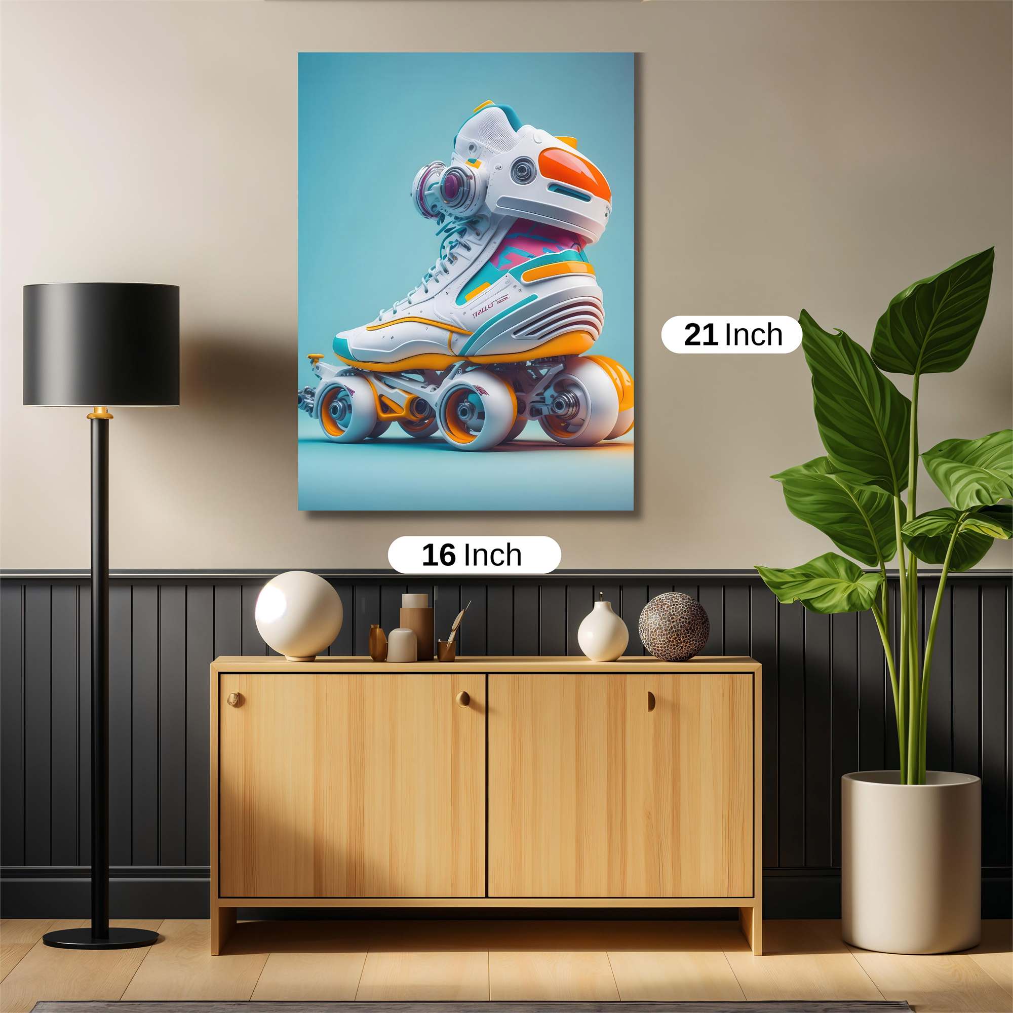 Futuristic Fun Safe Wall Magnetic / M