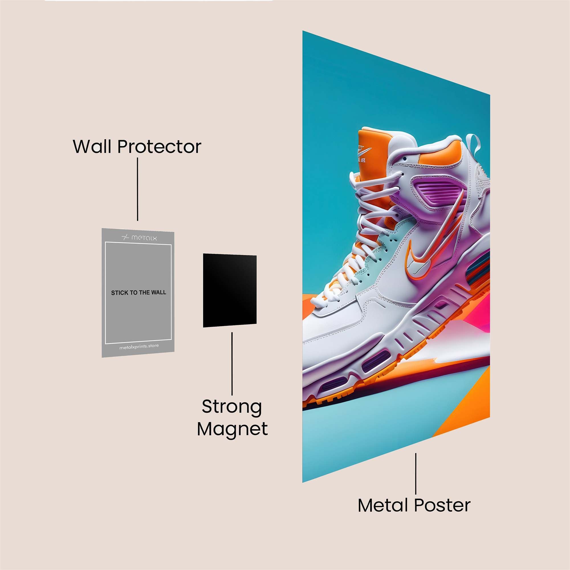 Nike Vibrant Safe Wall Magnetic / M