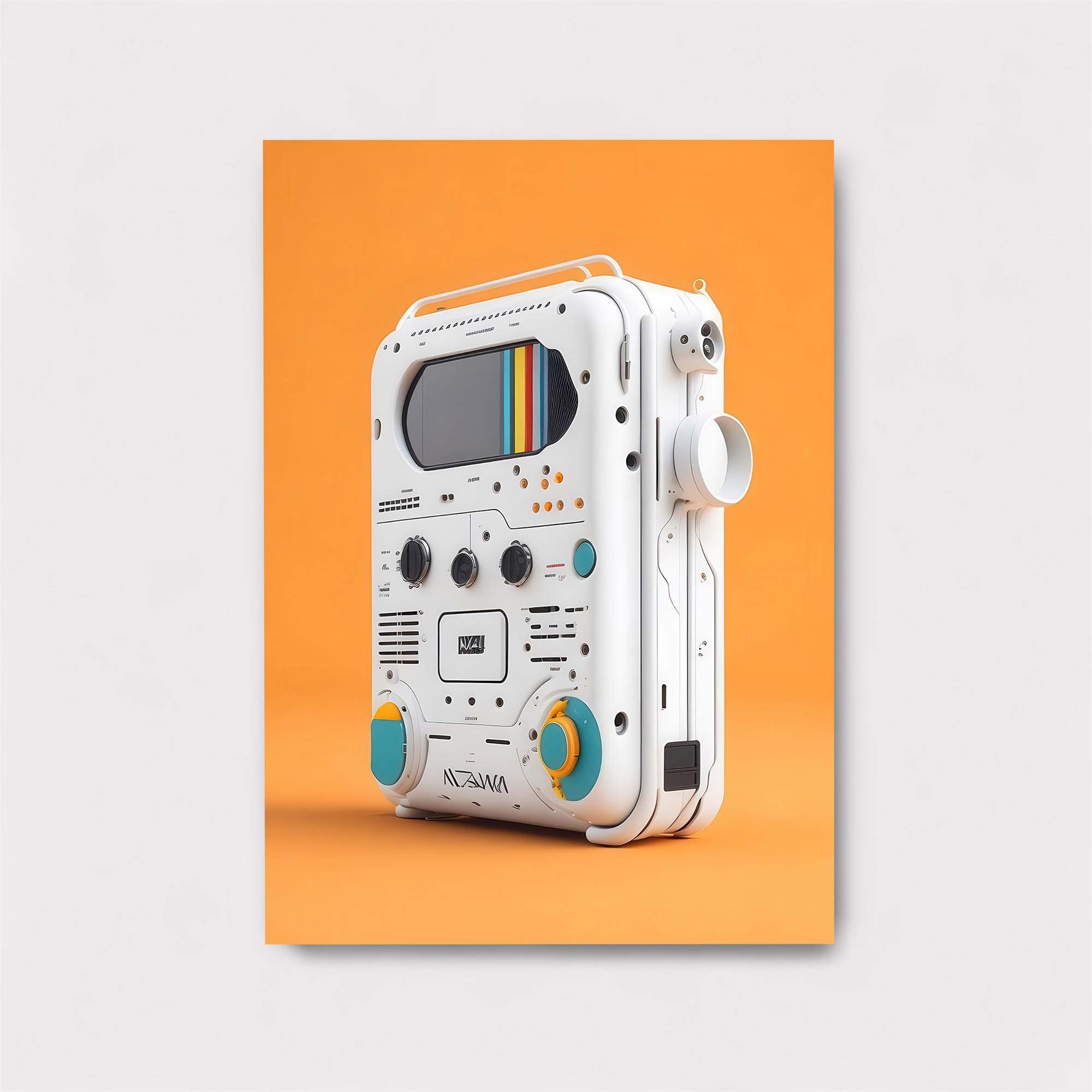 Nostalgic Boombox Safe Wall Magnetic / M