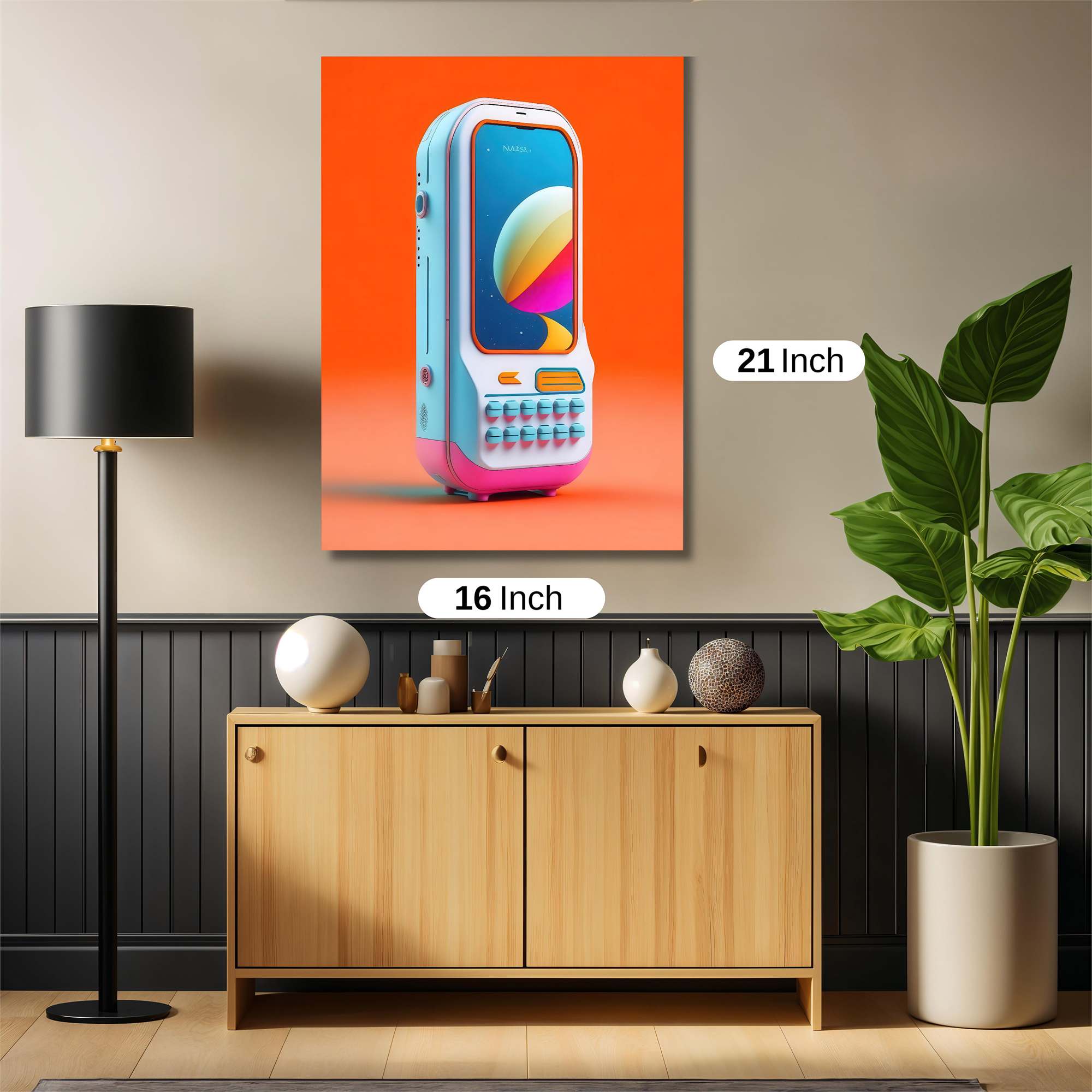 RetroVibe Safe Wall Magnetic / M