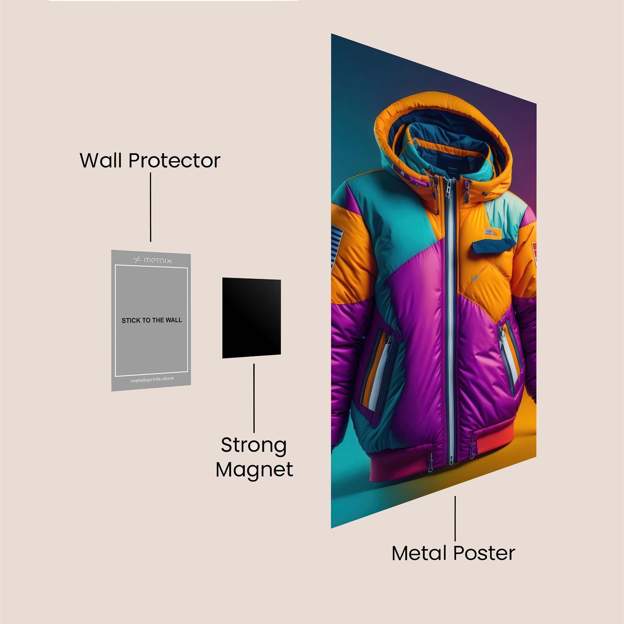 Jacket Vibrance Safe Wall Magnetic / M