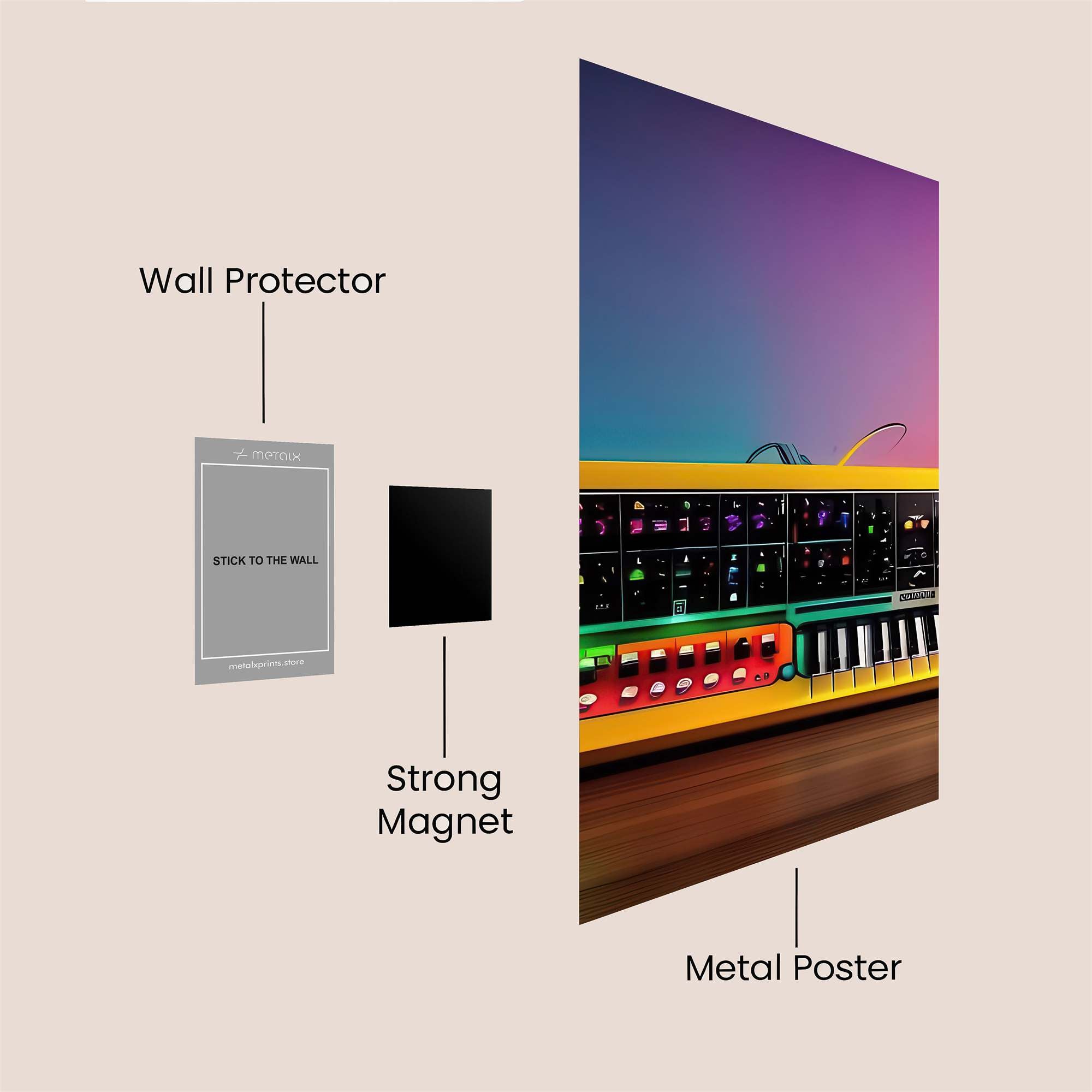 Synthesizer Dream Safe Wall Magnetic / M