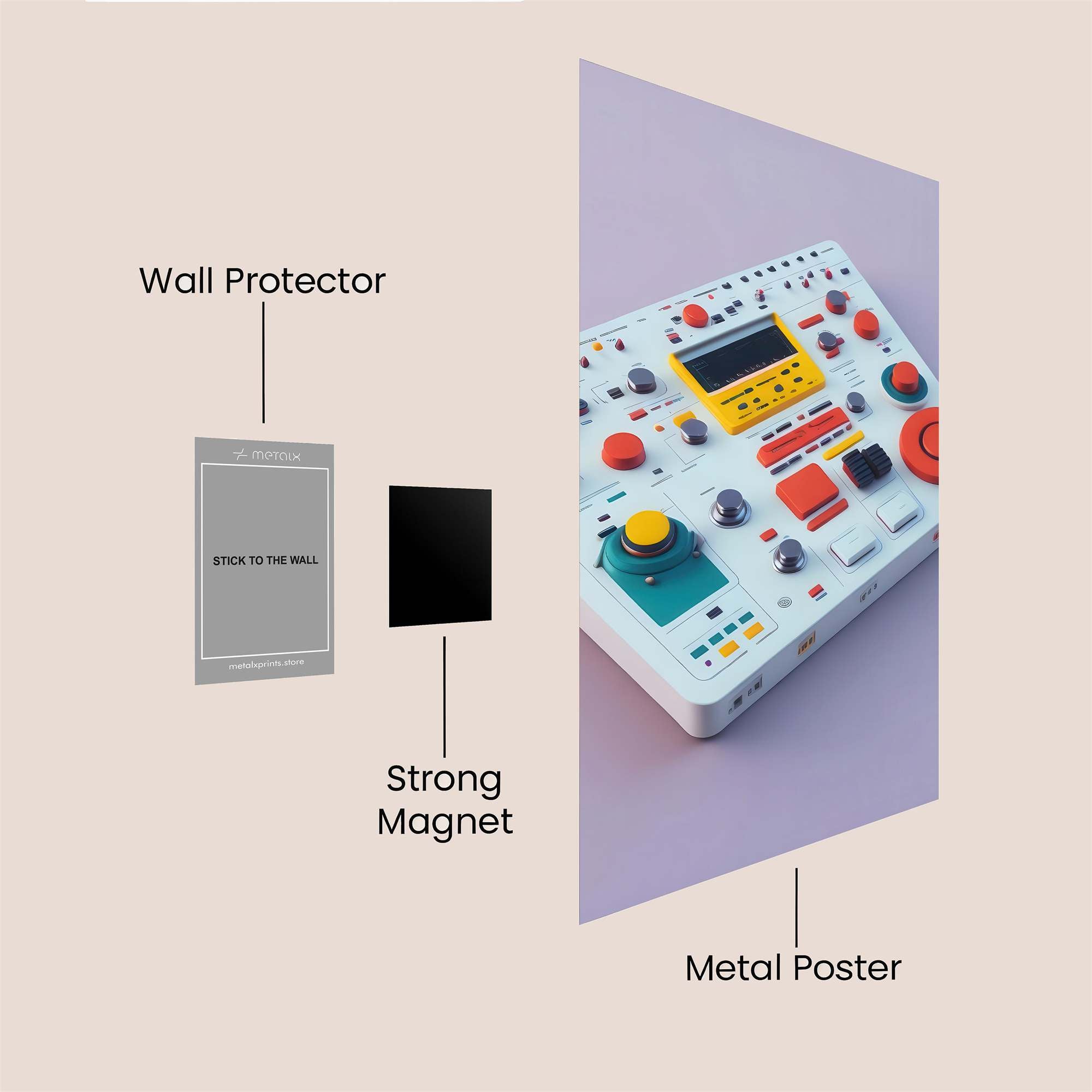 Fairlight Funky Safe Wall Magnetic / M