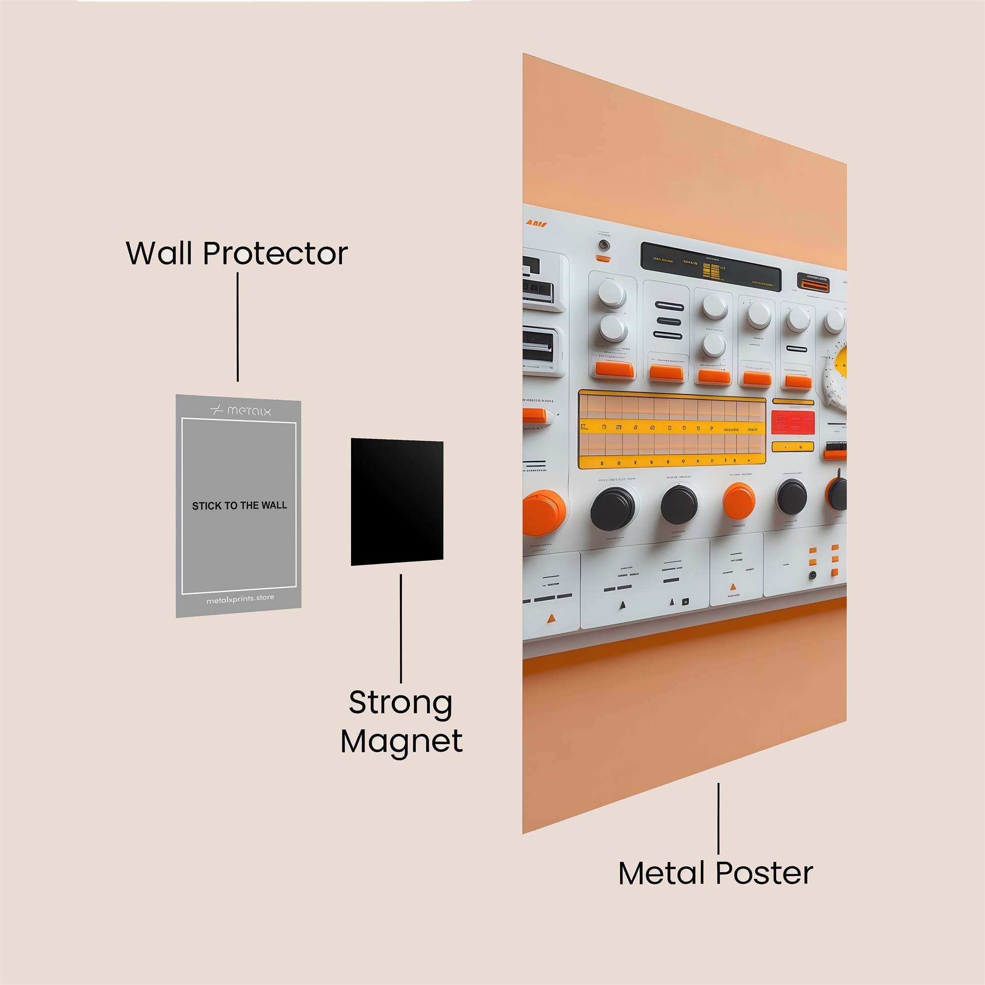 Synthesizer Serenity Safe Wall Magnetic / M