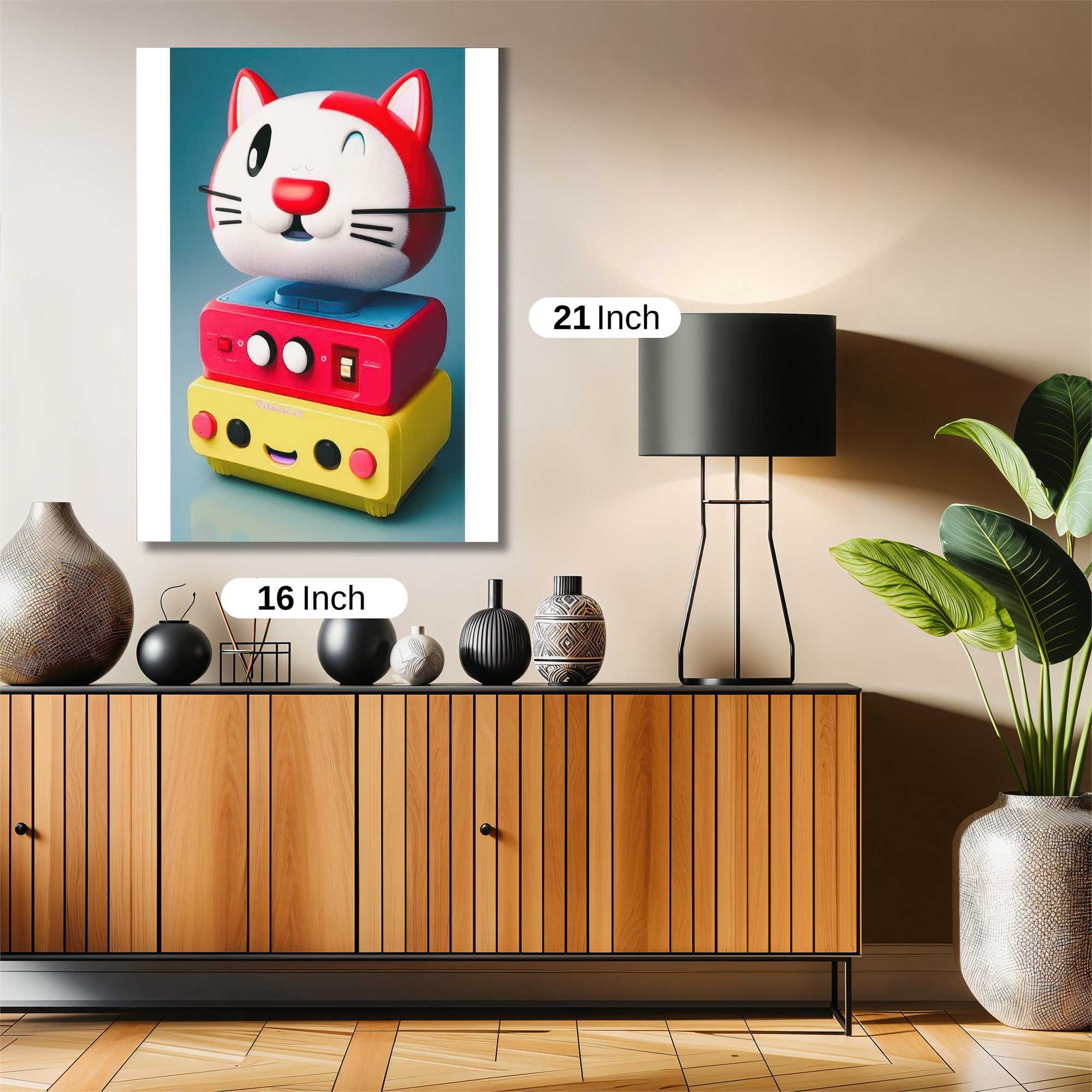 Cat Contraption Safe Wall Magnetic / M