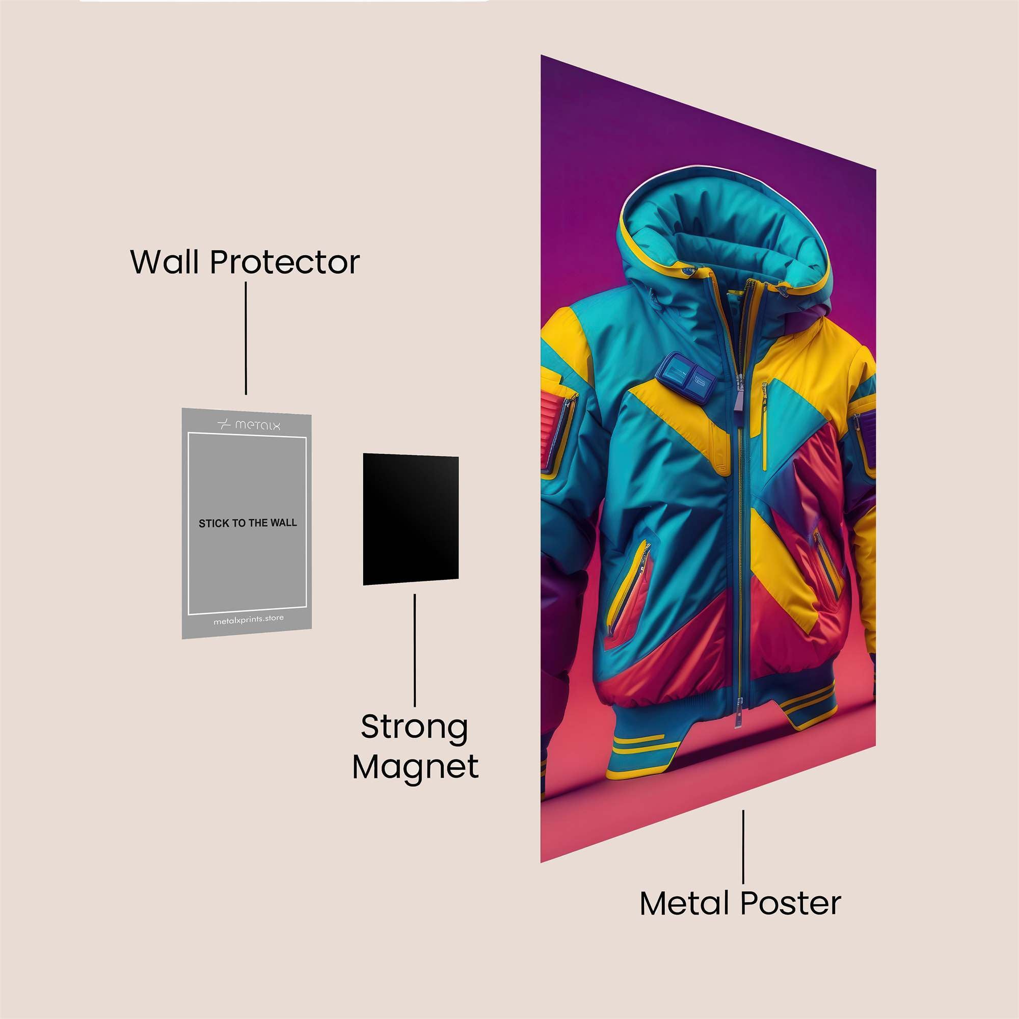 Neon Dream Safe Wall Magnetic / M