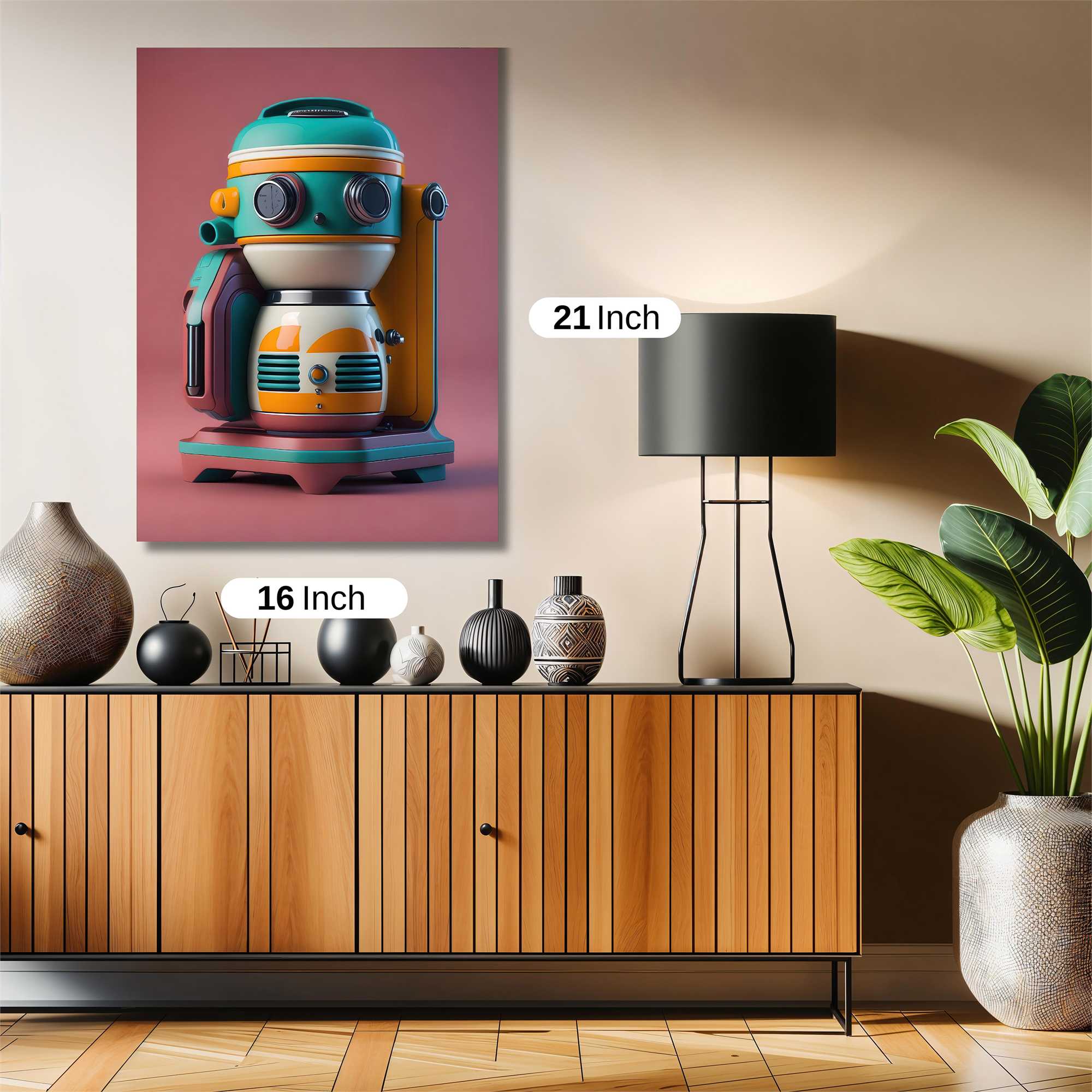Robot Whimsy Safe Wall Magnetic / M
