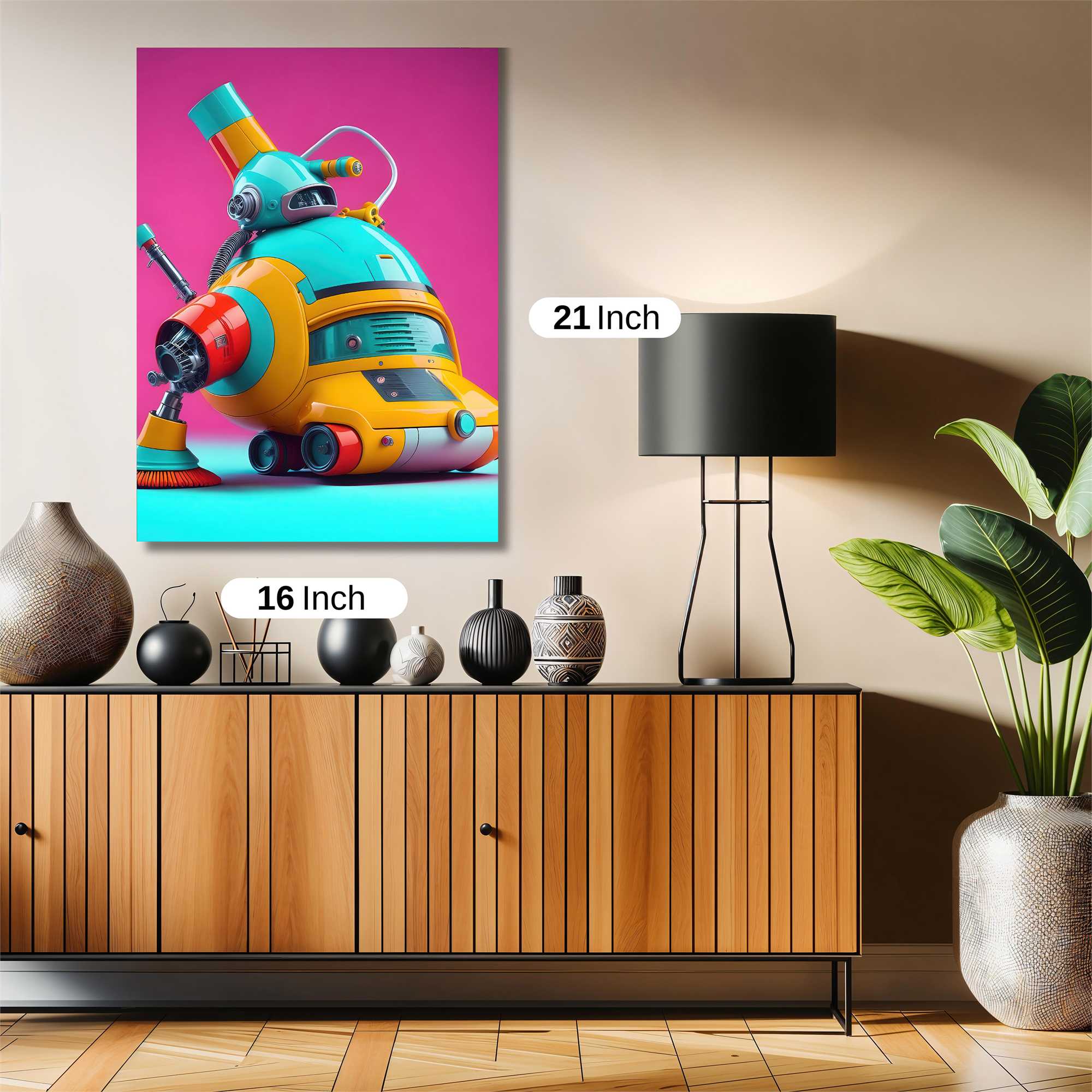 Robot Whimsy Safe Wall Magnetic / M