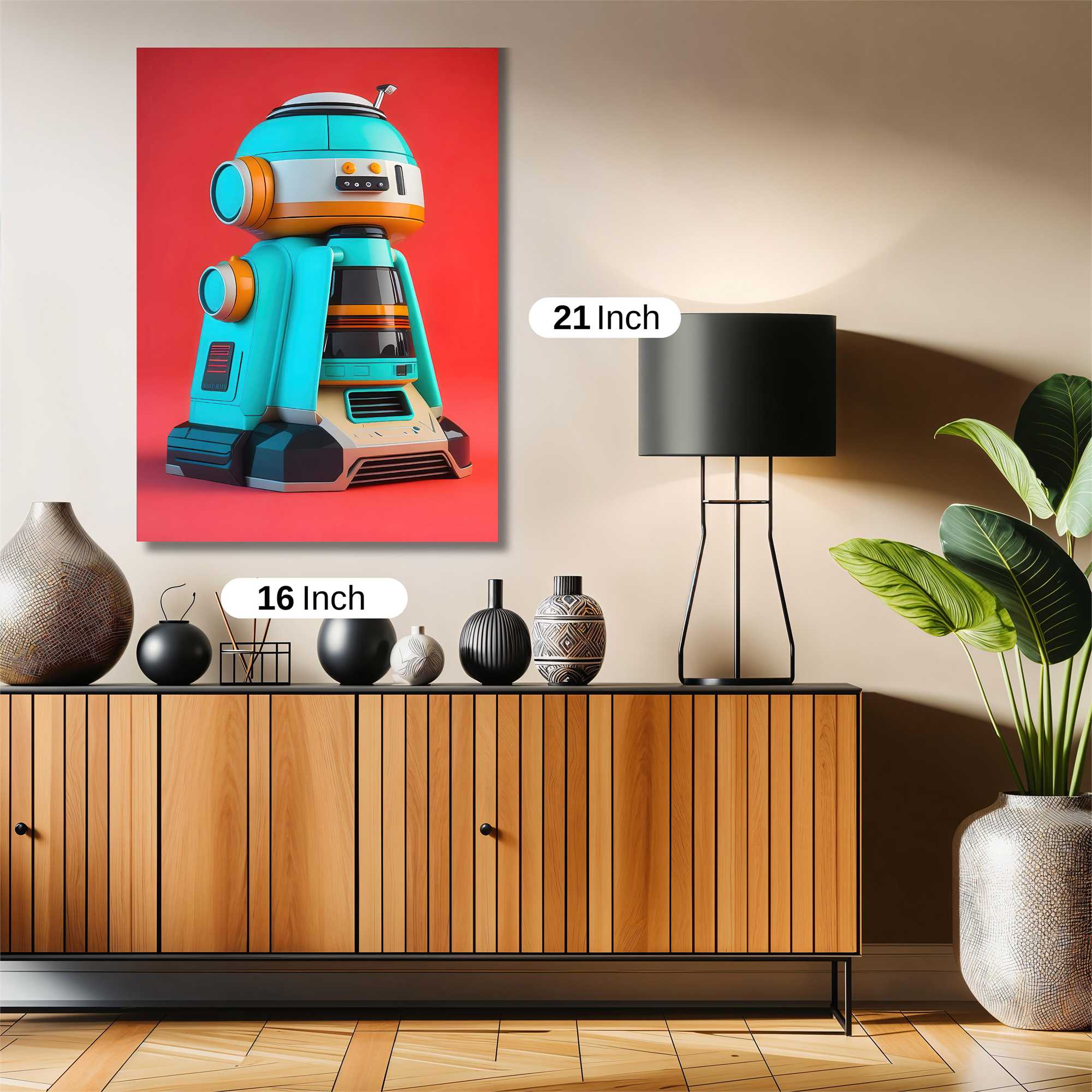 Robot Whimsy Safe Wall Magnetic / M