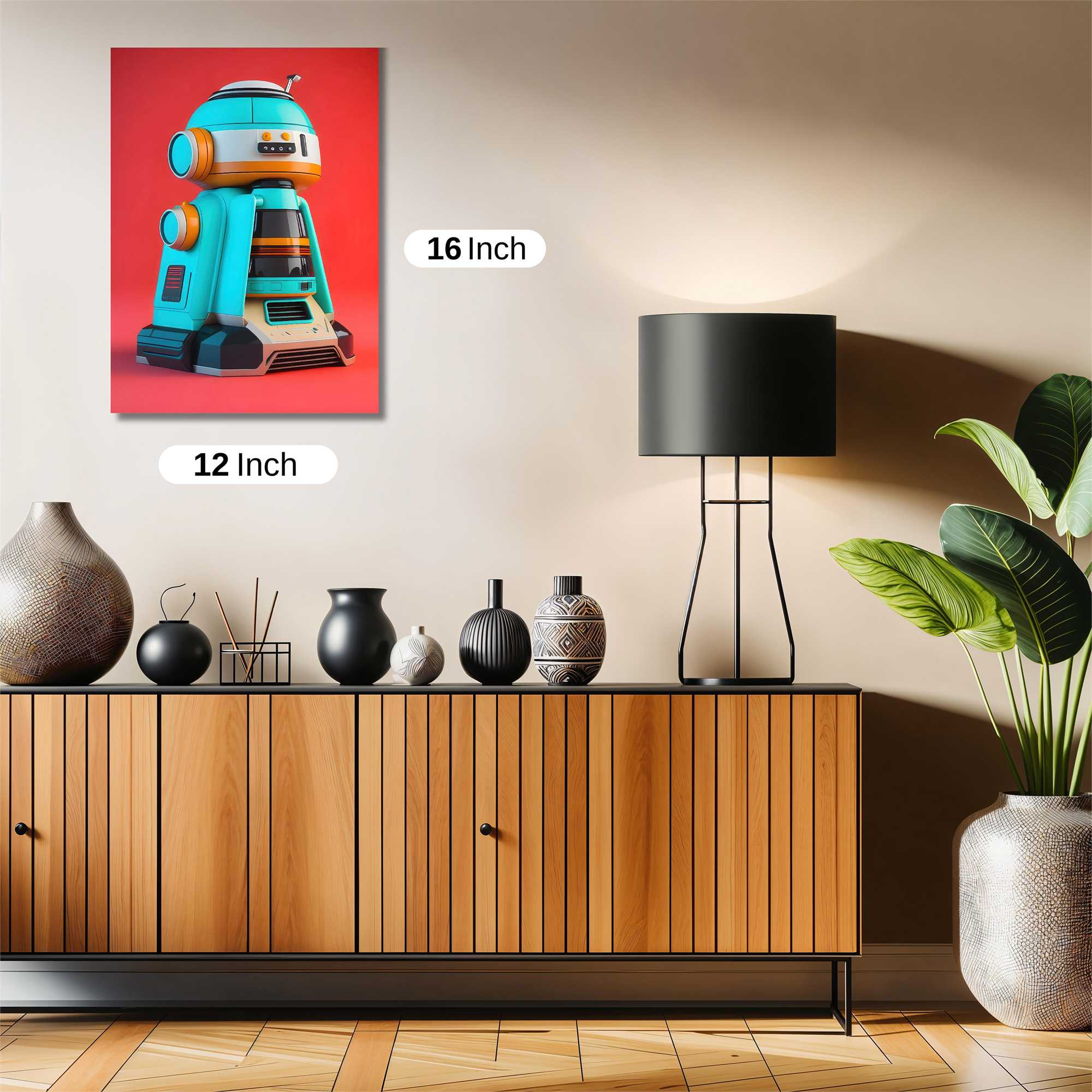 Robot Whimsy Safe Wall Magnetic / M