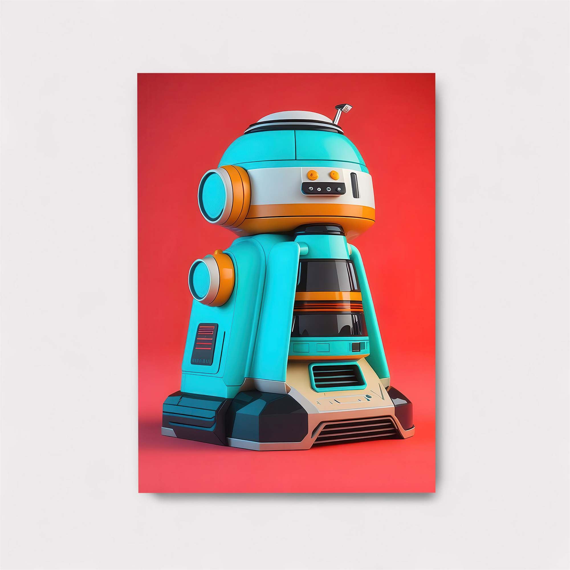 Robot Whimsy Safe Wall Magnetic / M