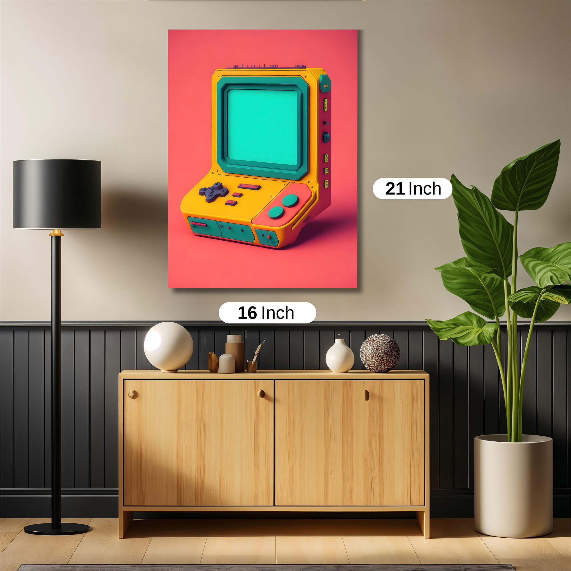 Gameboy Whimsy Safe Wall Magnetic / M