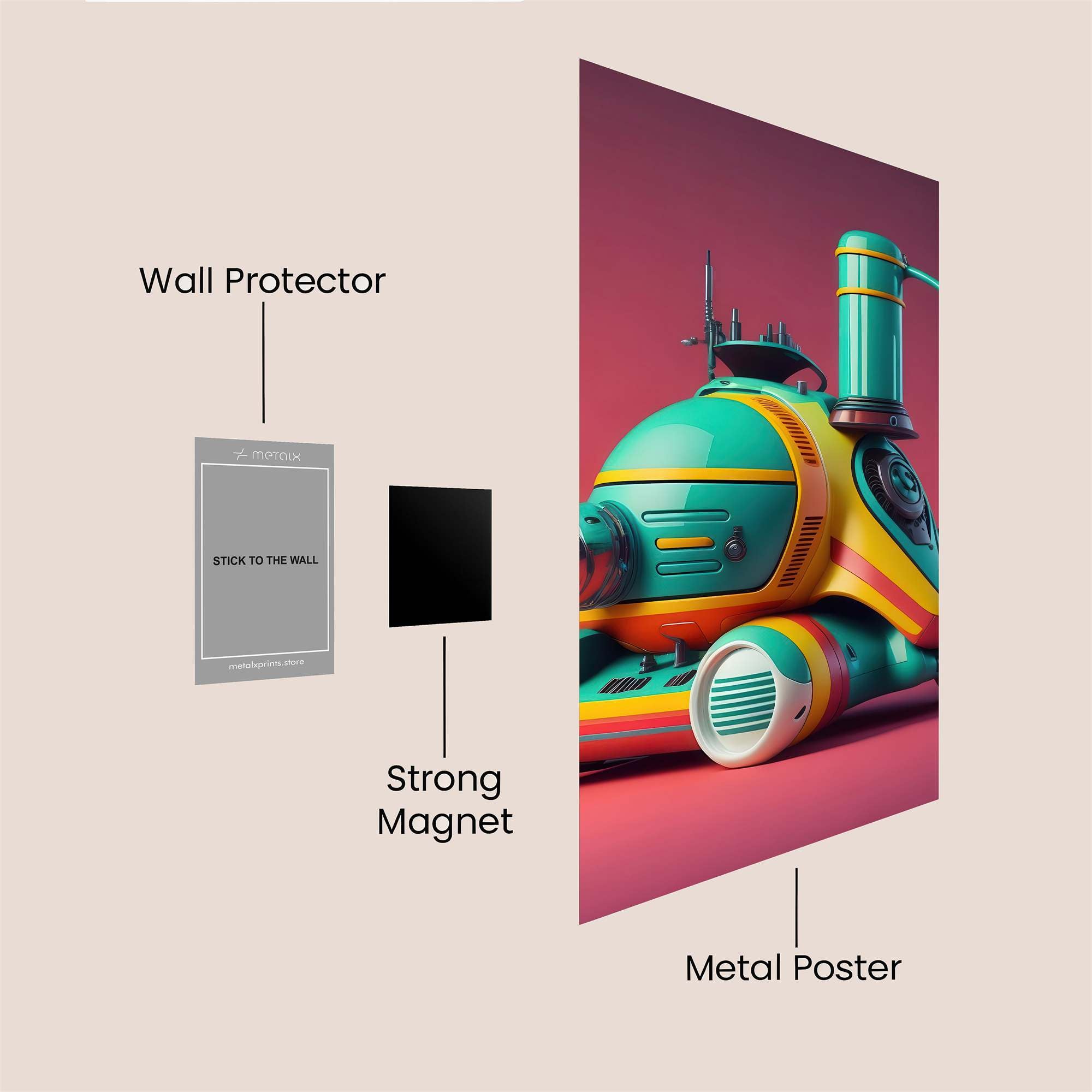 Robo Joy Safe Wall Magnetic / M