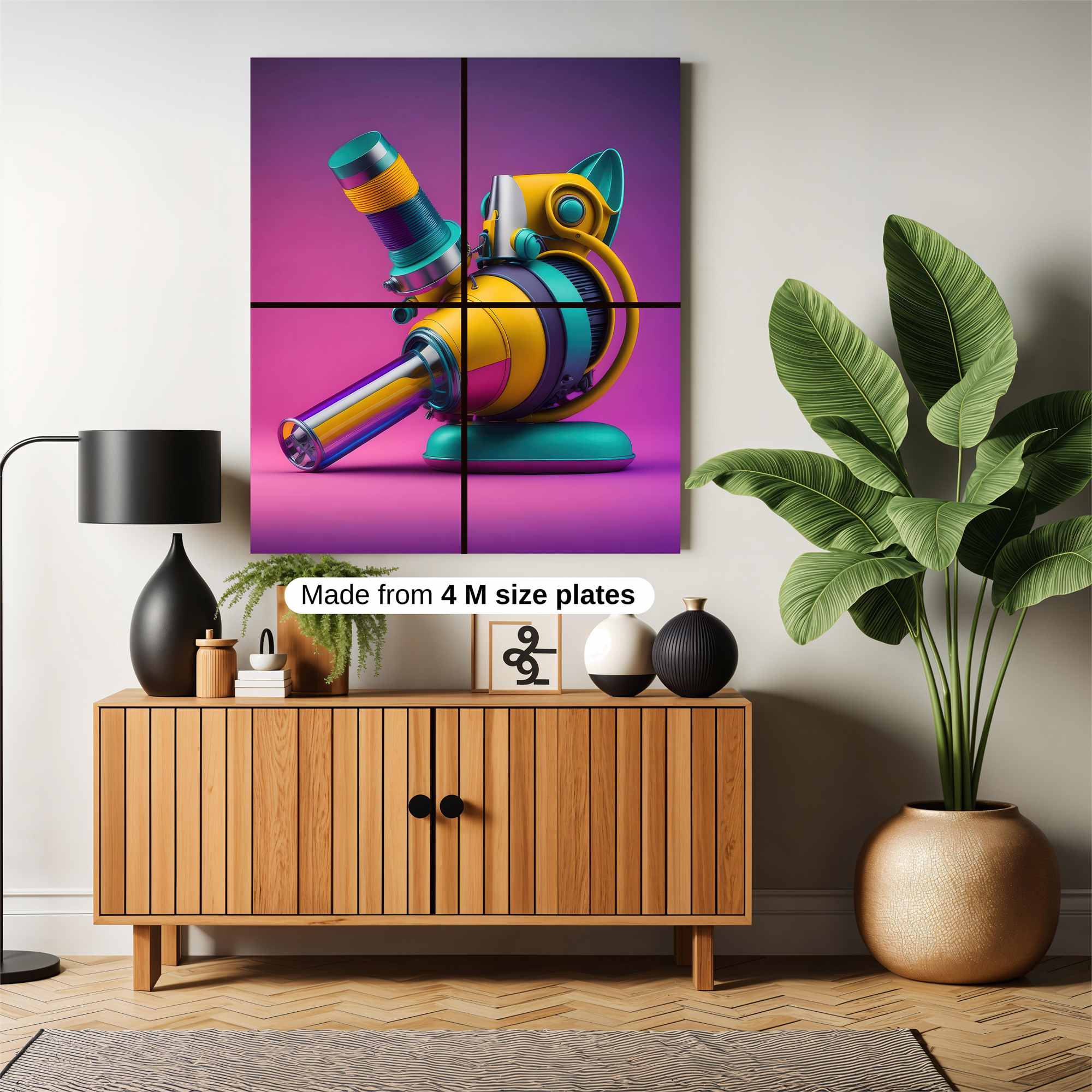 Robot Whimsy Safe Wall Magnetic / M