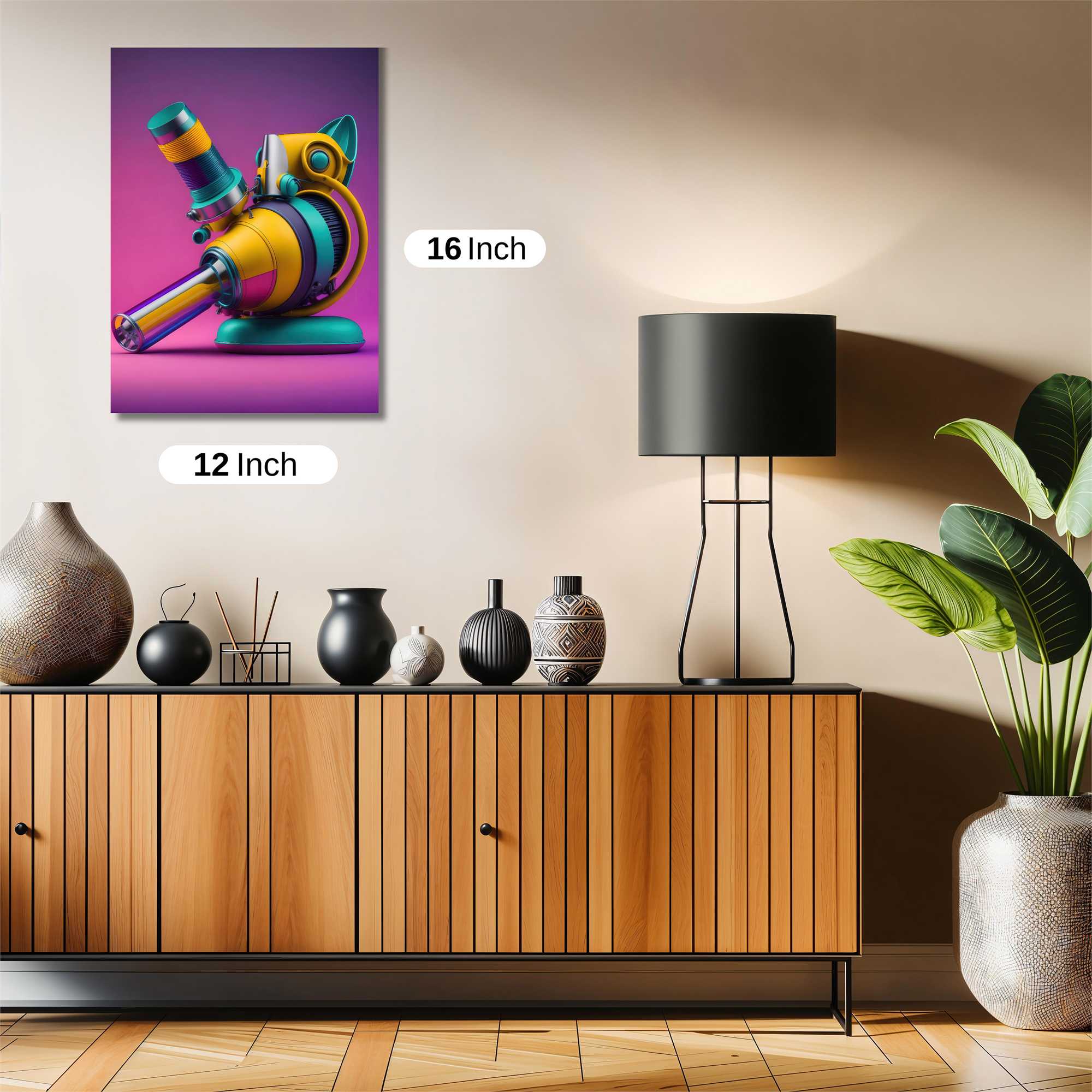 Robot Whimsy Safe Wall Magnetic / M
