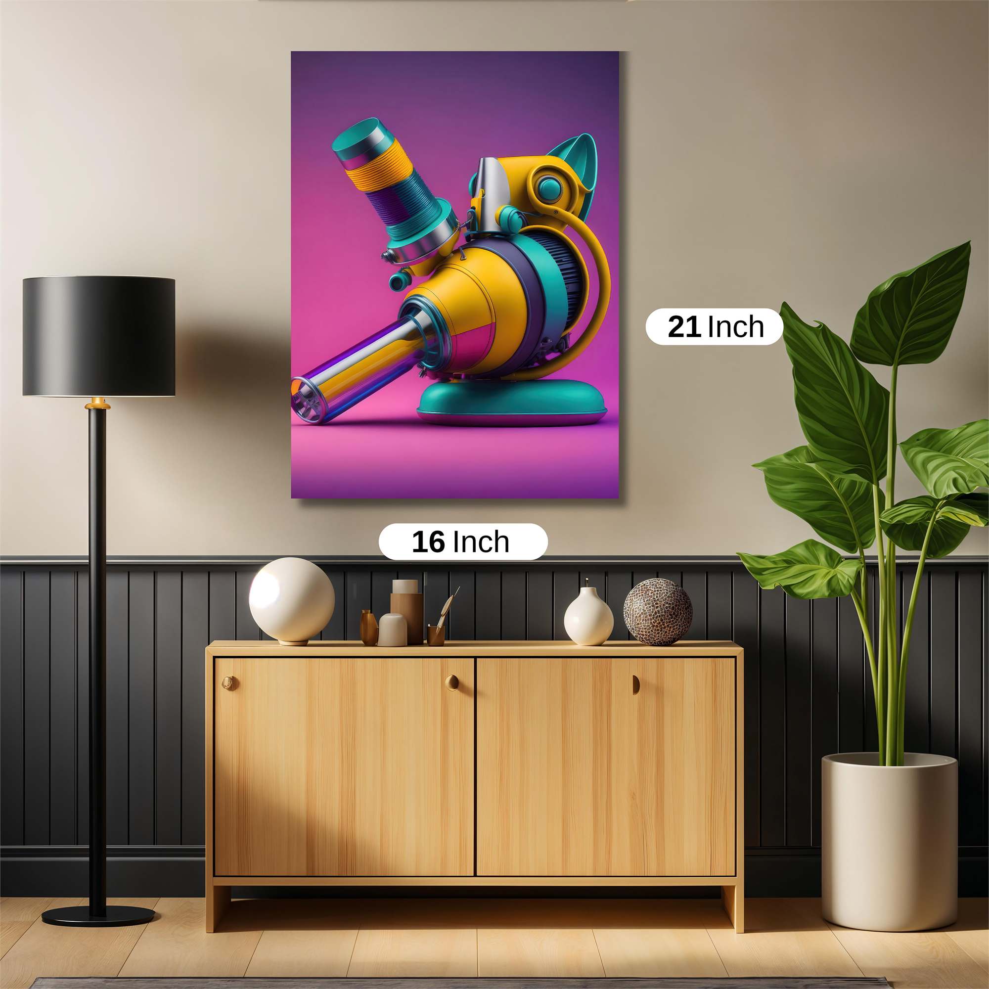 Robot Whimsy Safe Wall Magnetic / M