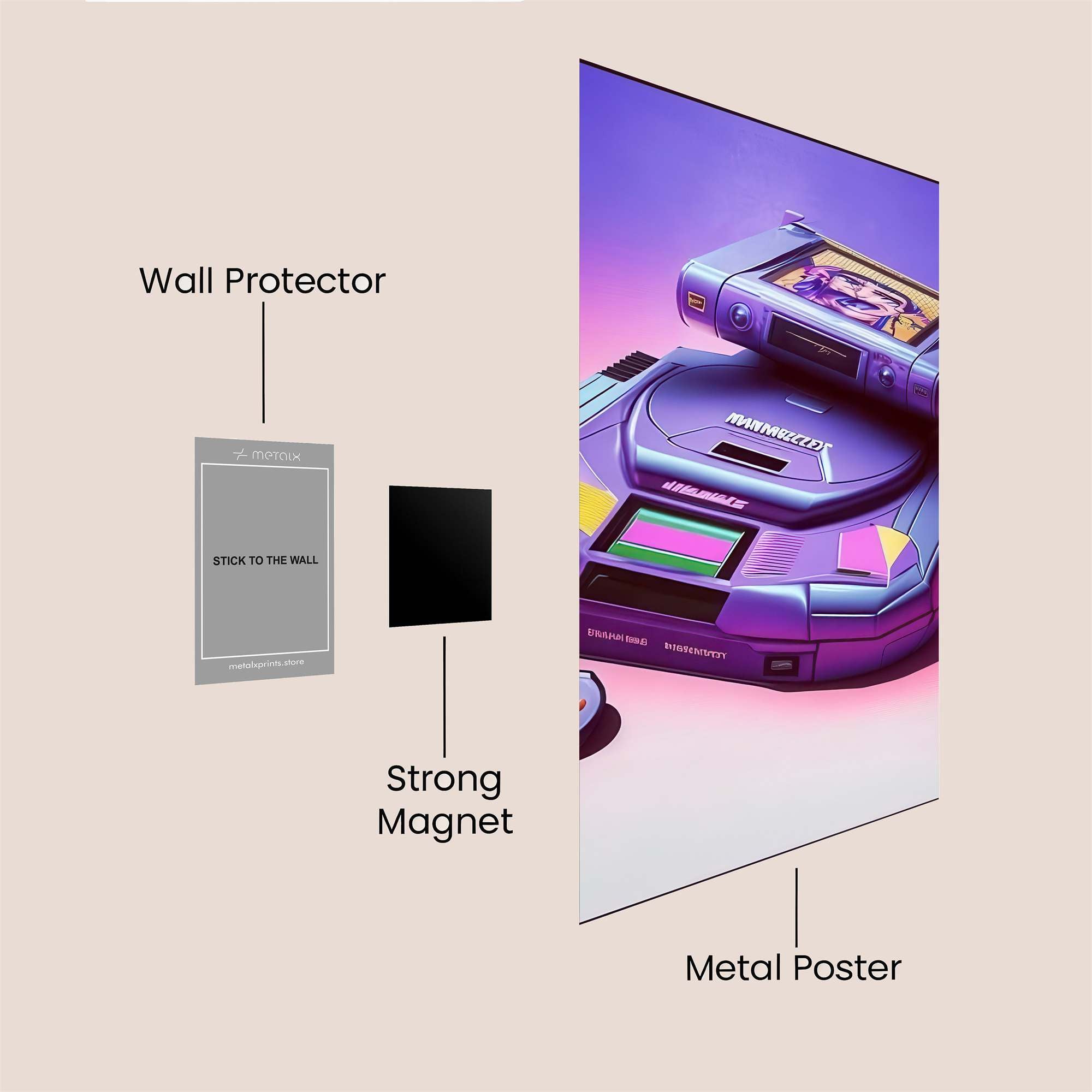 Retro Dream Safe Wall Magnetic / M