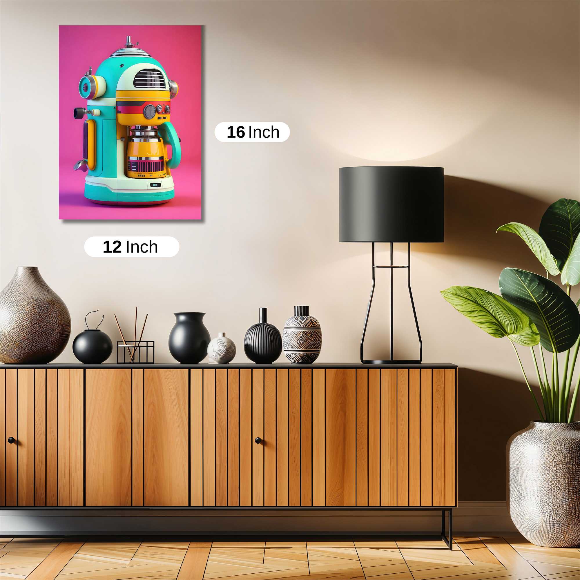 Retro Whimsy Safe Wall Magnetic / M