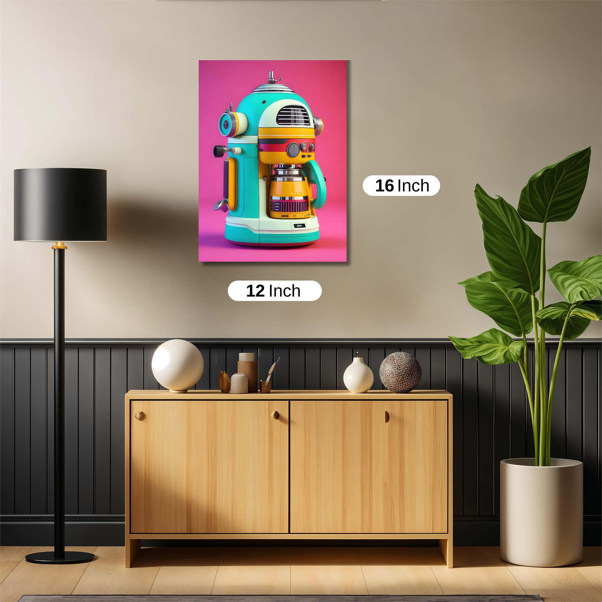 Retro Whimsy Safe Wall Magnetic / M