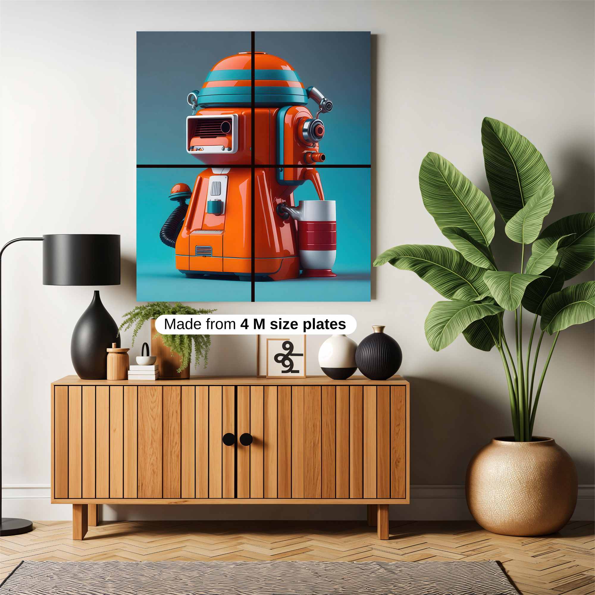 Robot Whimsy Safe Wall Magnetic / M