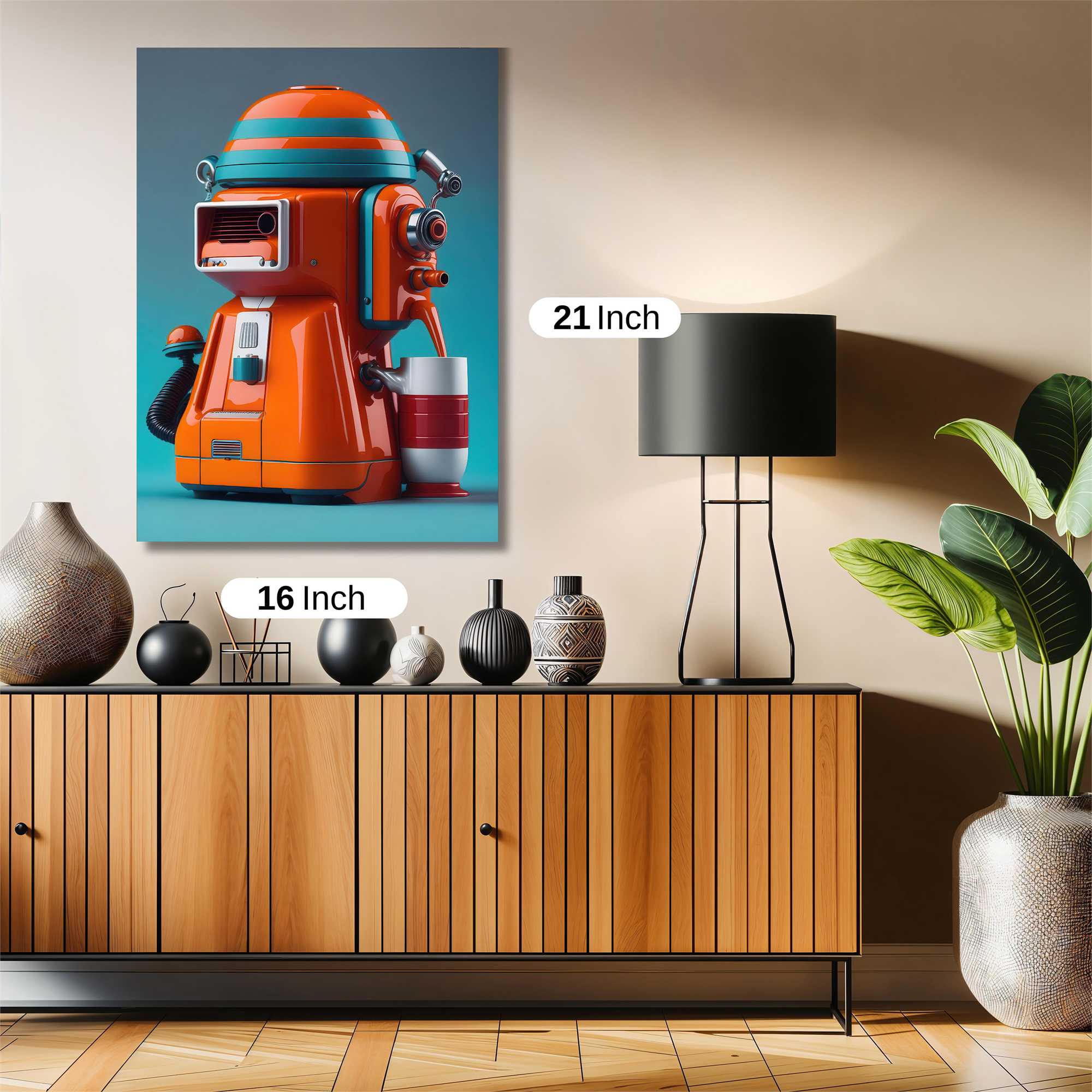Robot Whimsy Safe Wall Magnetic / M
