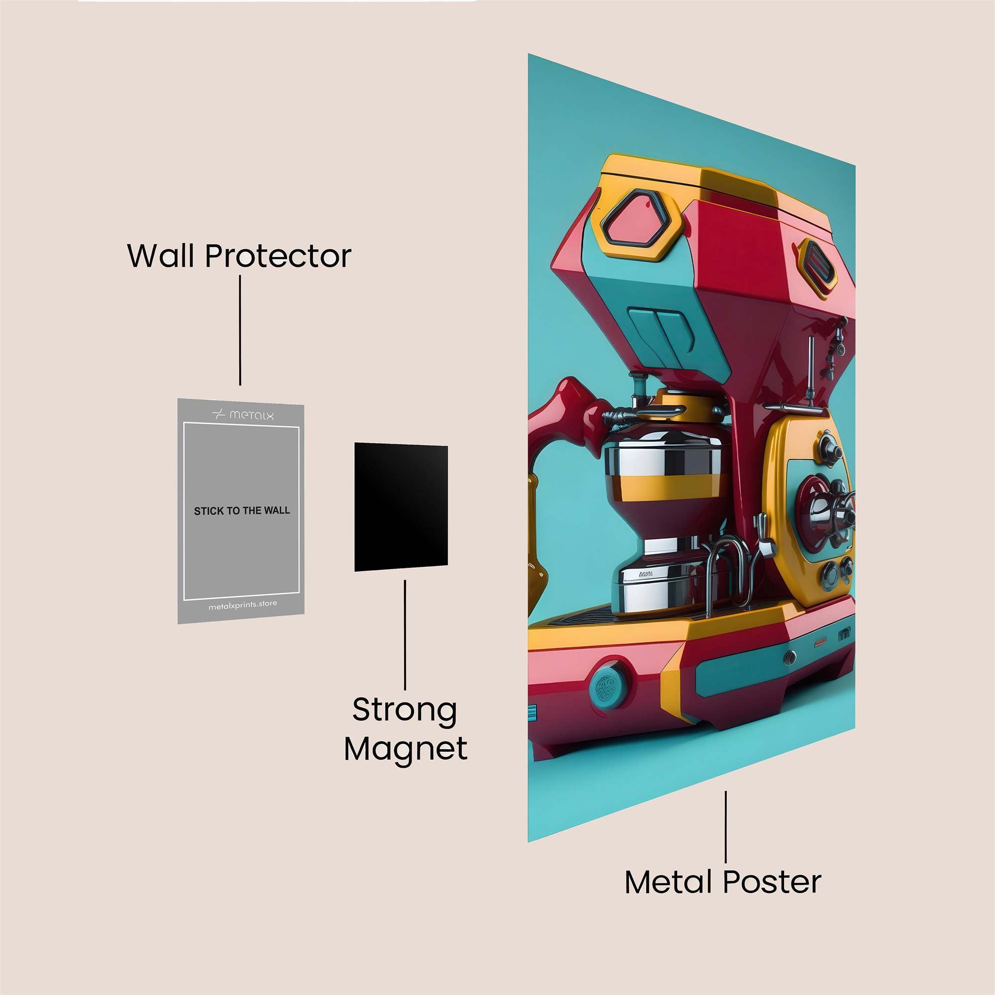 Robo-Brewer Safe Wall Magnetic / M