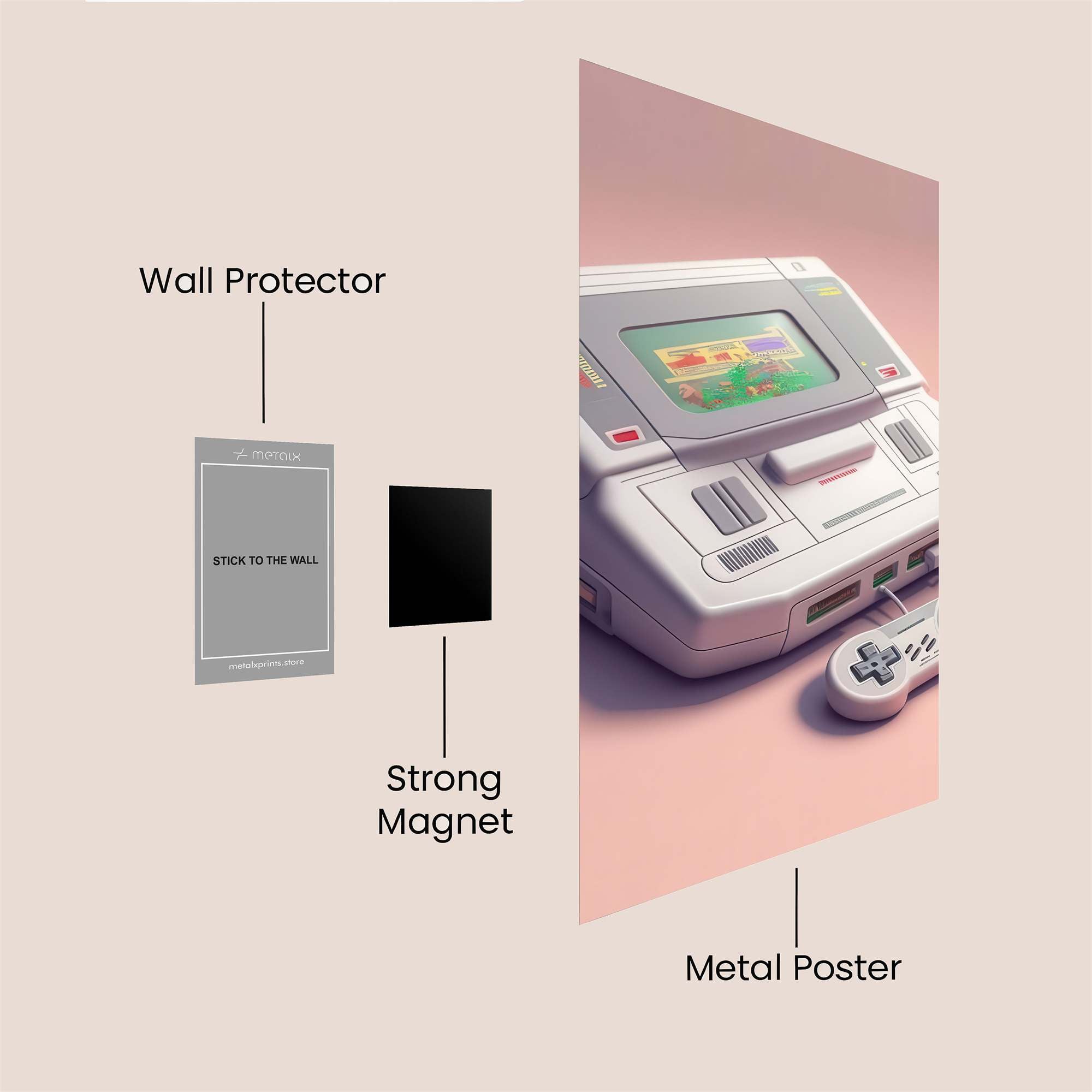 Super Nostalgia Safe Wall Magnetic / M