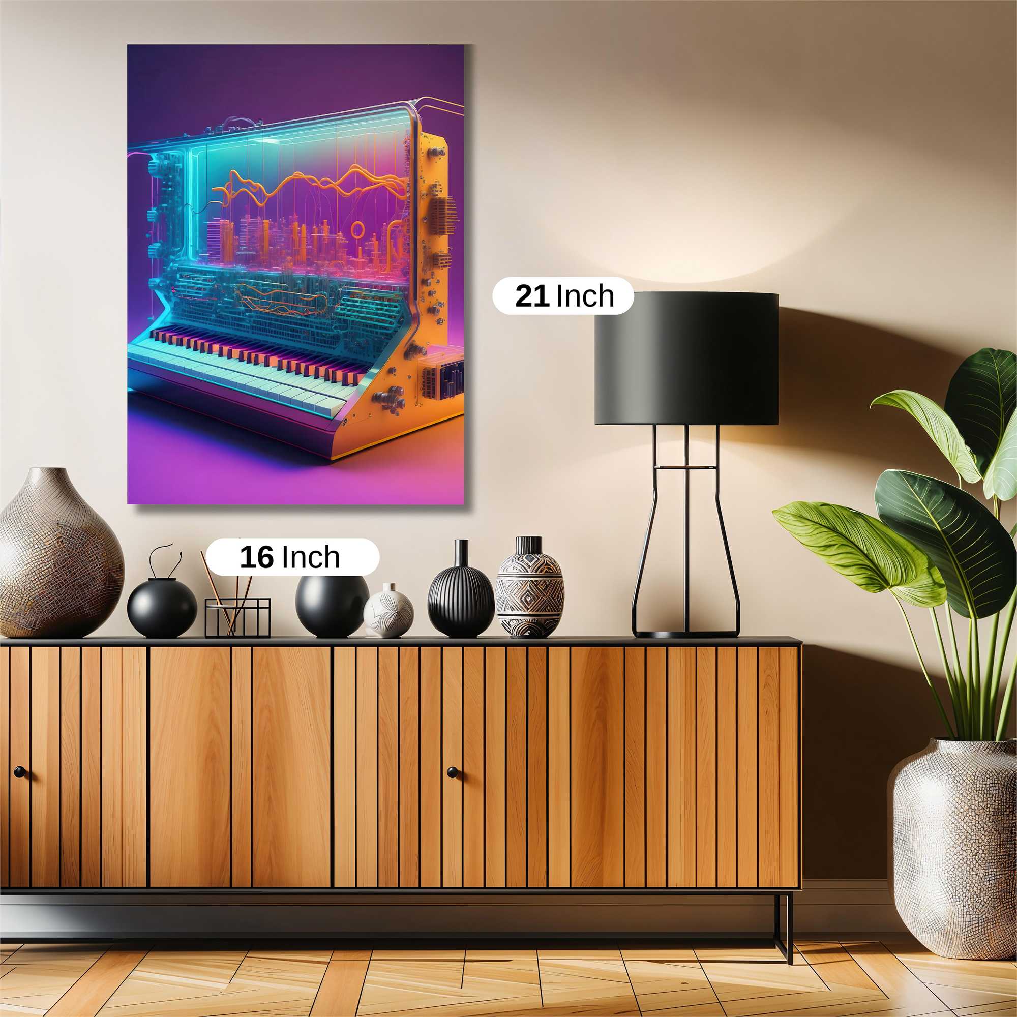 Synthwave Dream Safe Wall Magnetic / M