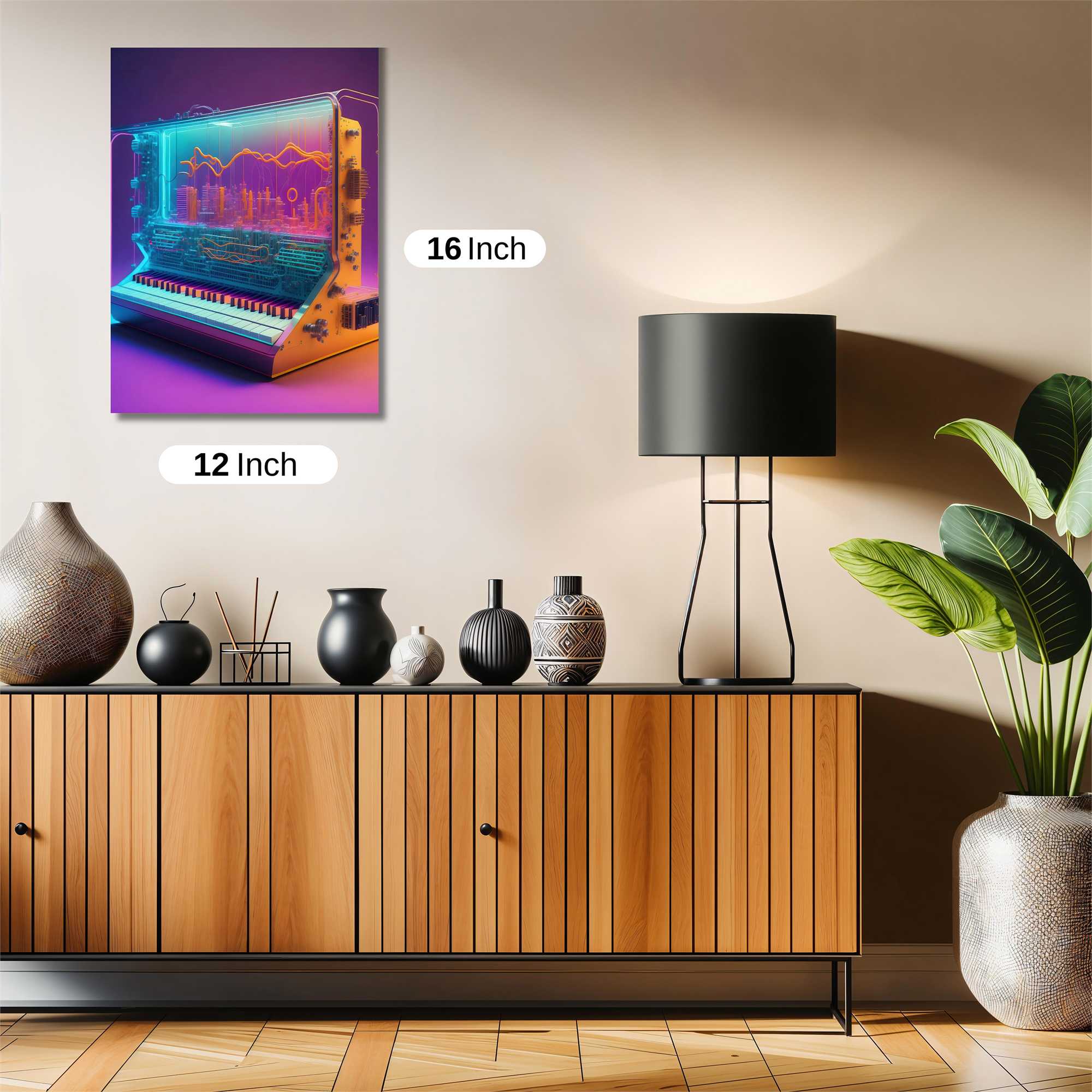 Synthwave Dream Safe Wall Magnetic / M