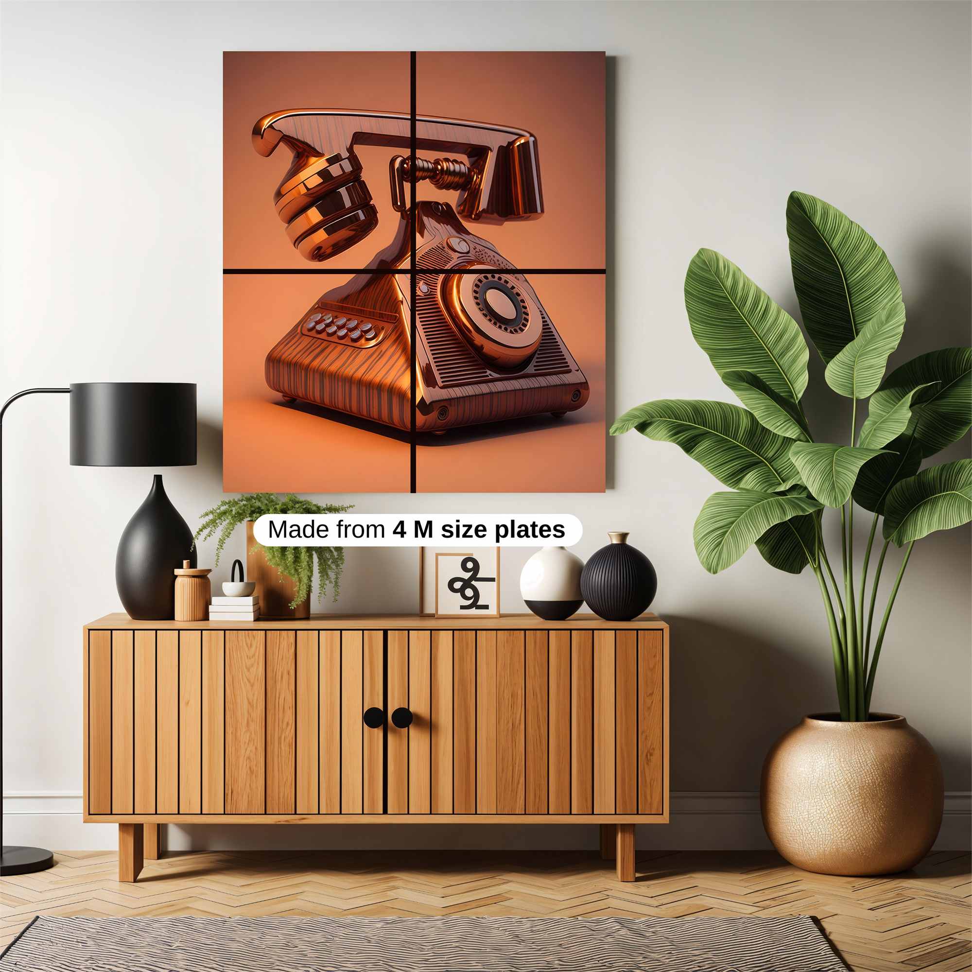 Retro Whimsy Safe Wall Magnetic / M