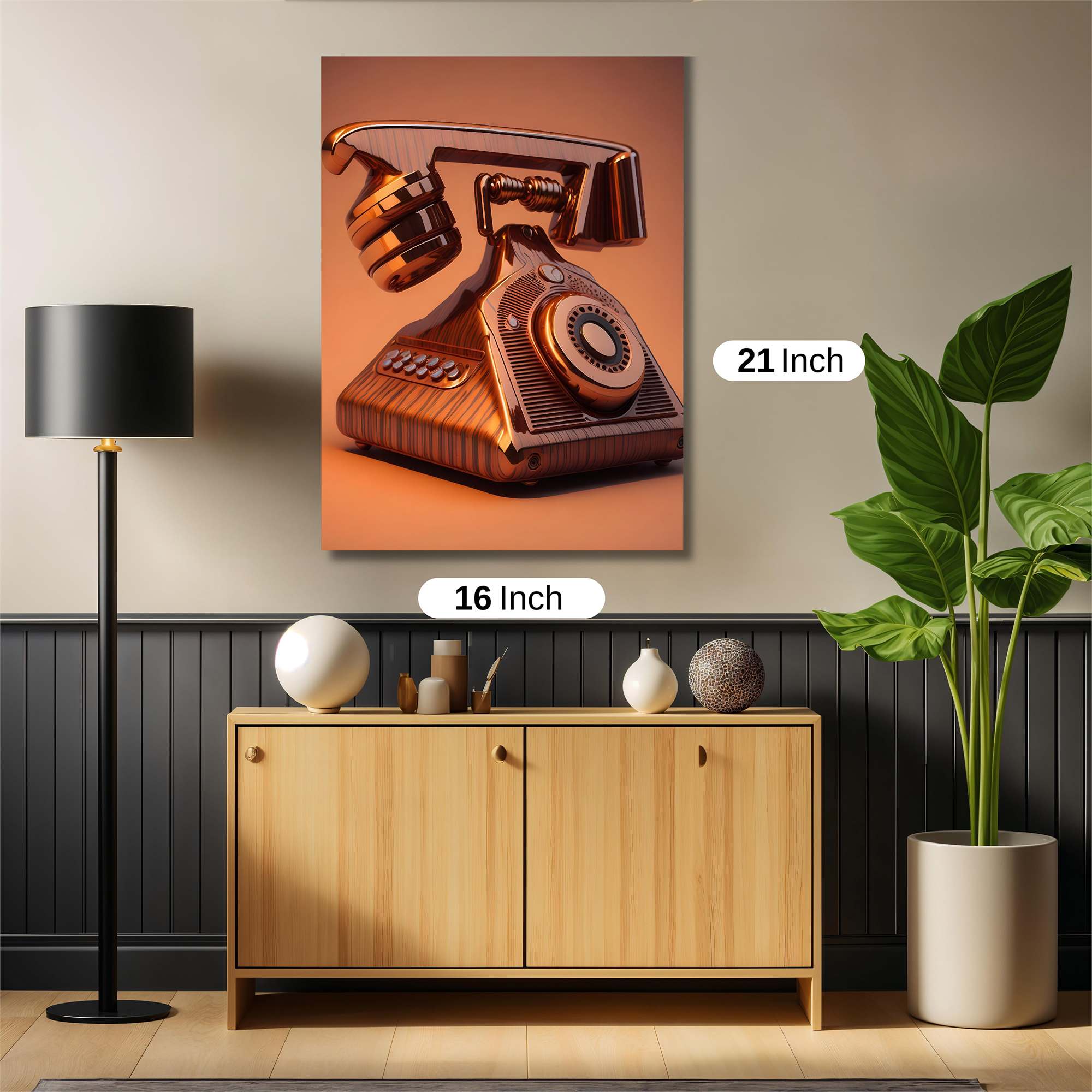 Retro Whimsy Safe Wall Magnetic / M