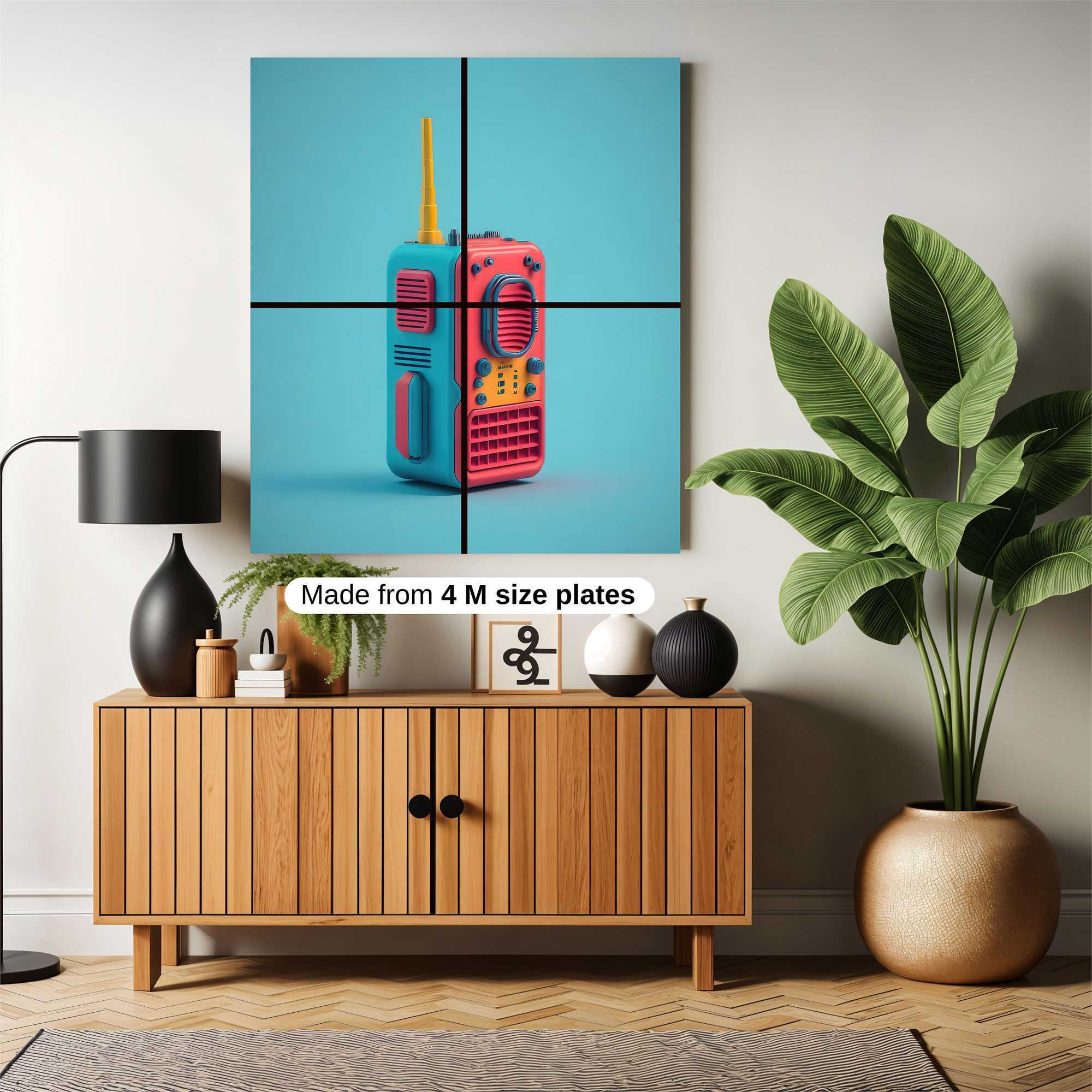 Walkie Funky Safe Wall Magnetic / M