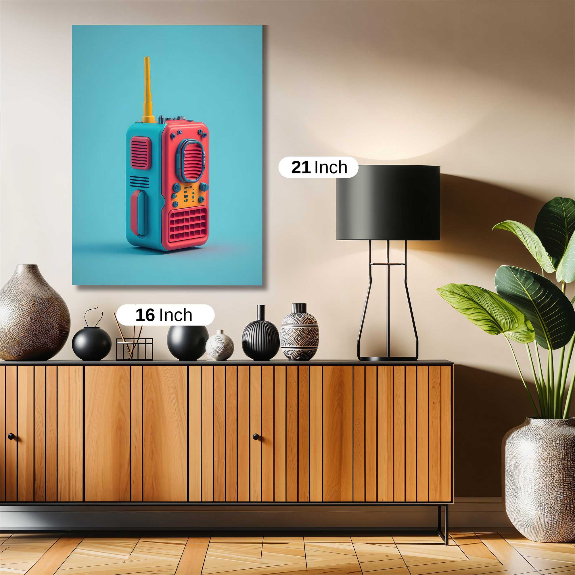 Walkie Funky Safe Wall Magnetic / M